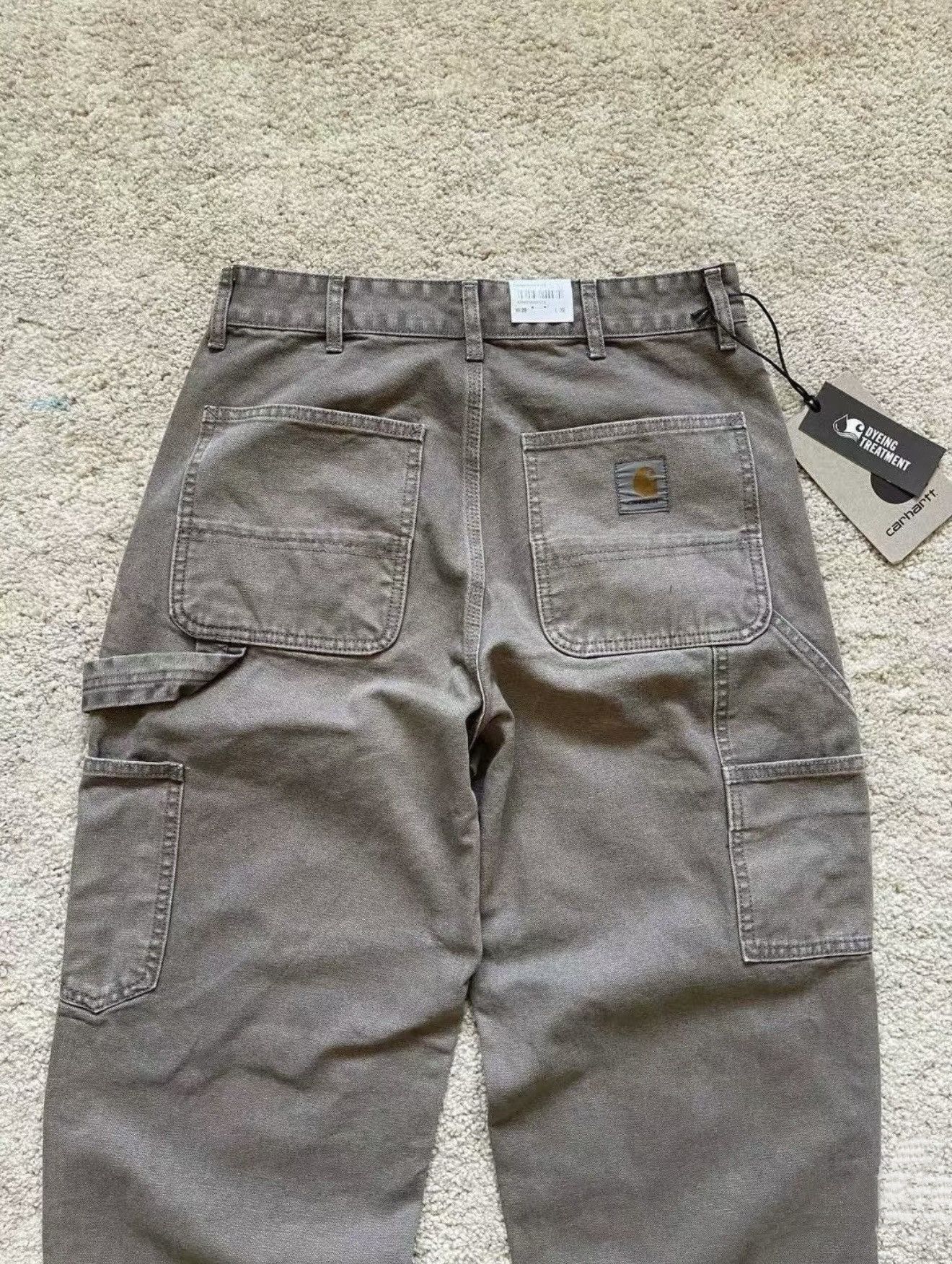 Carhartt Carhartt Double Knee Pants – Faded Black Size US 28 / EU 44 - 2 Thumbnail