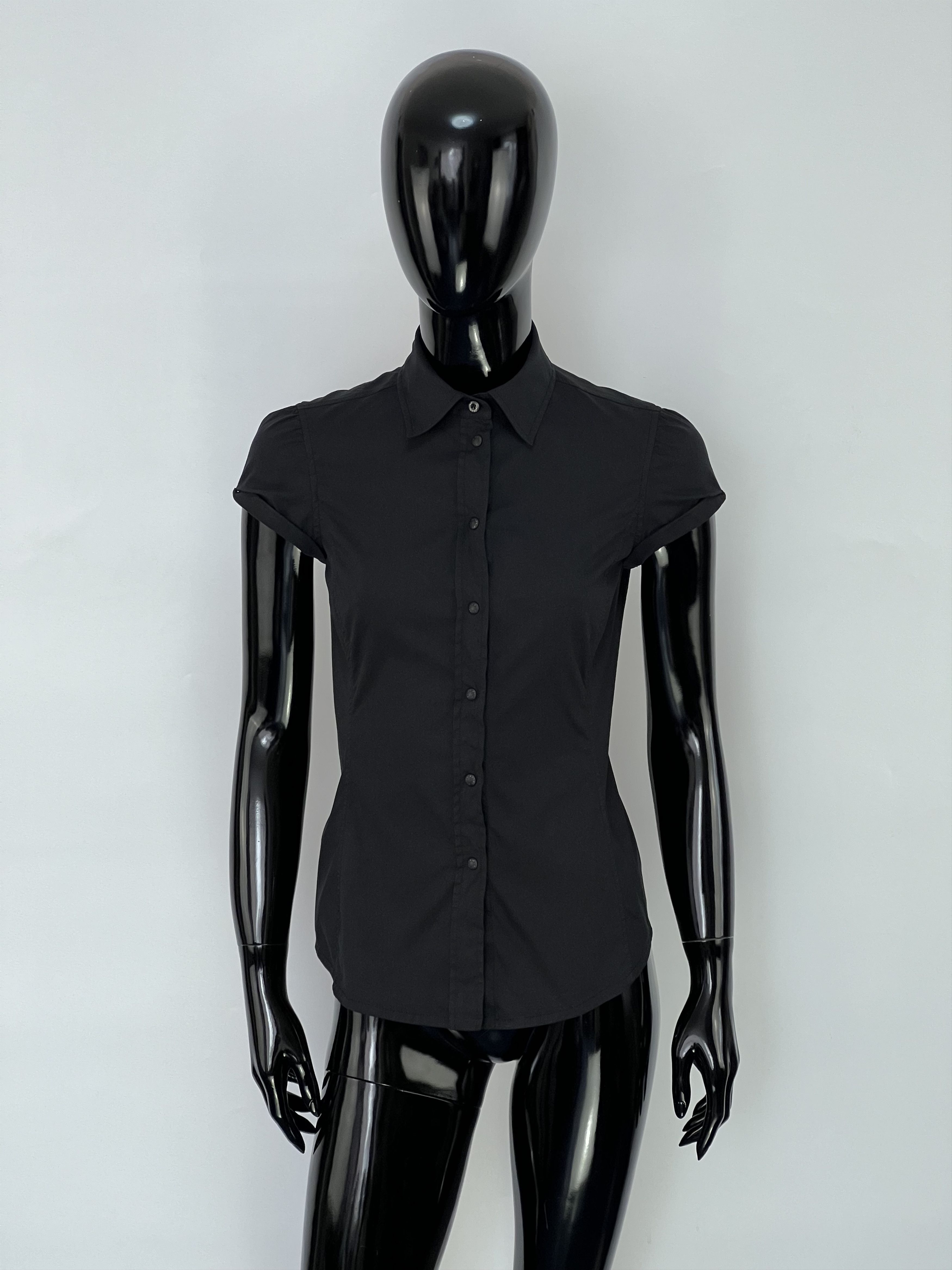 Prada Prada Stretch Cotton Short Sleeve Button Up Shirt Size IT 38 Size XS / US 0-2 / IT 36-38 - 1 Thumbnail