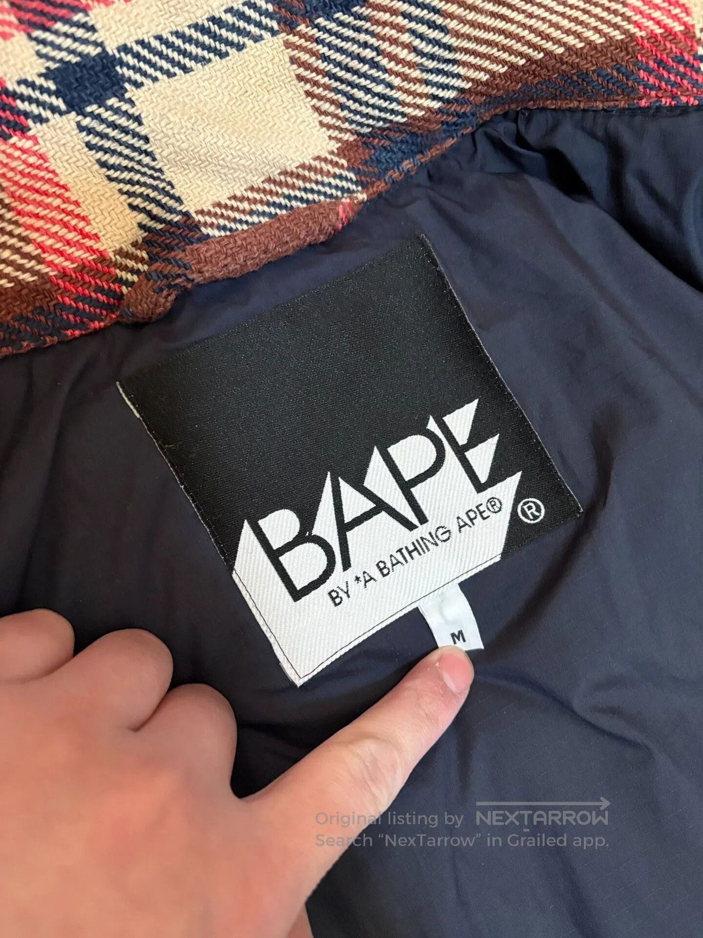 Bape bape quilted jacket with adjustable waist. Size US M / EU 48-50 / 2 - 8 Thumbnail