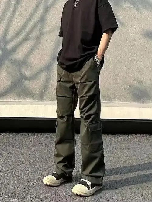 Green Cargo Tech Pants