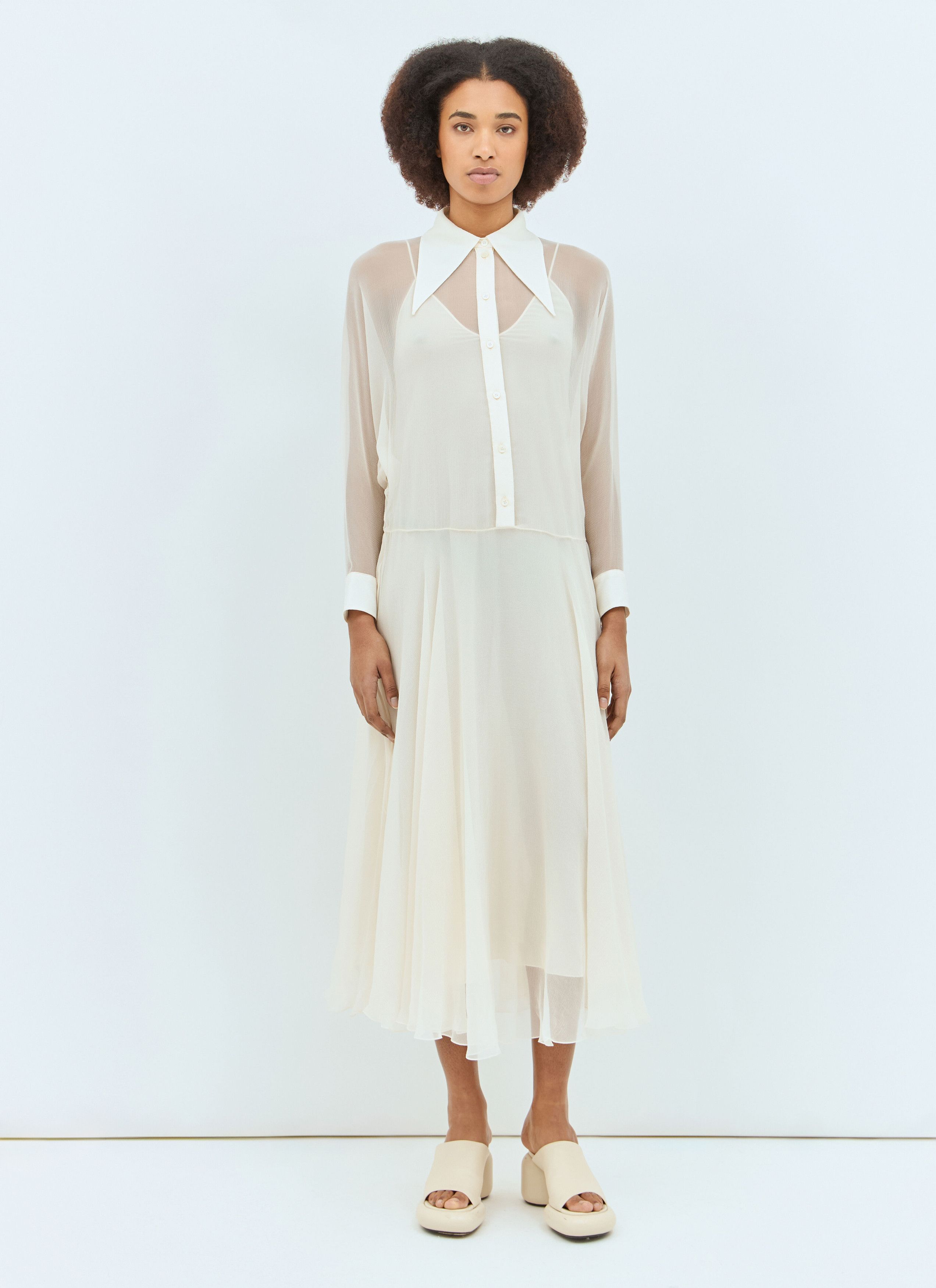 Chloe Silk Shirt Dress Size XS / US 0-2 / IT 36-38 - 1 Thumbnail