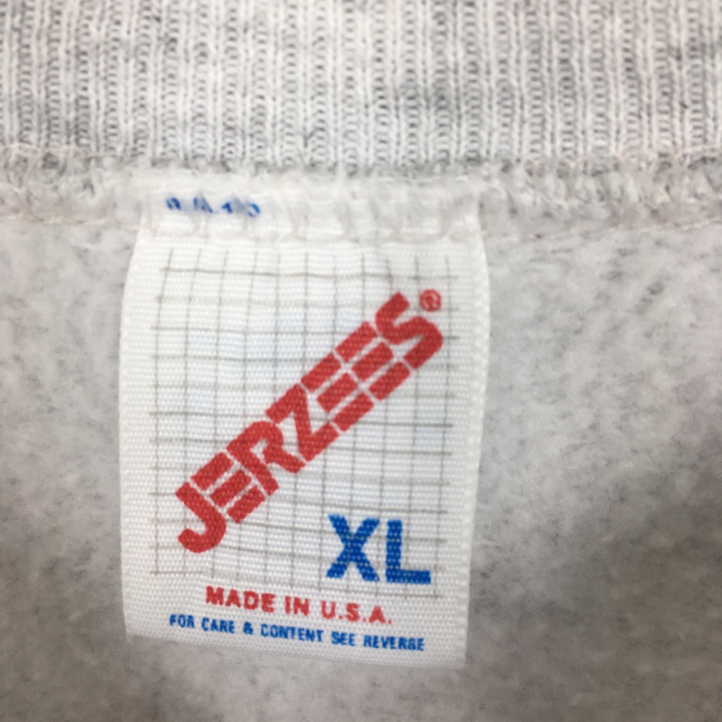 Jerzees Vintage Wisconsin State Portage Gray Sweatshirt XLarge Size US XL / EU 56 / 4 - 6 Thumbnail