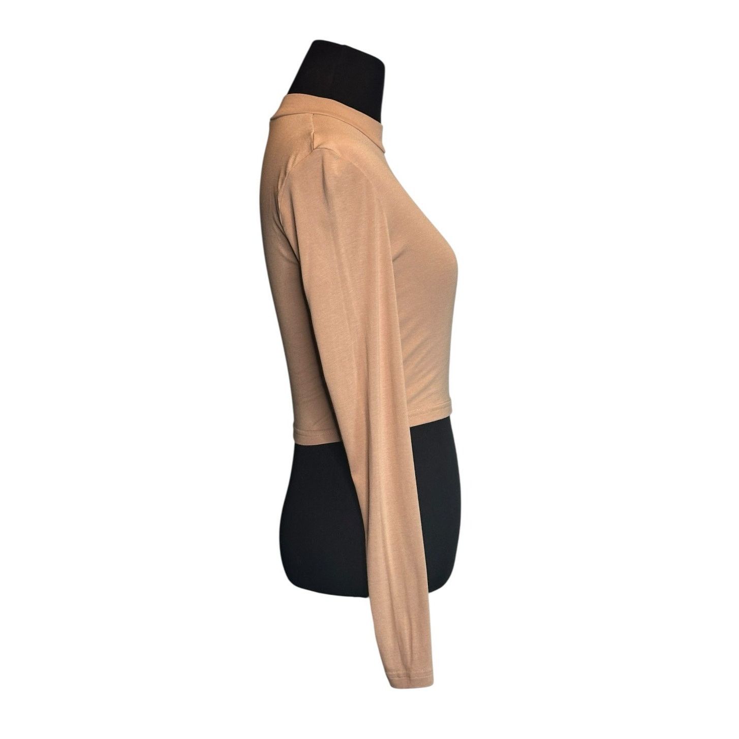 Shein Shein beige long sleeves t shirt top size Small Size S / US 4 / IT 40 - 8 Thumbnail