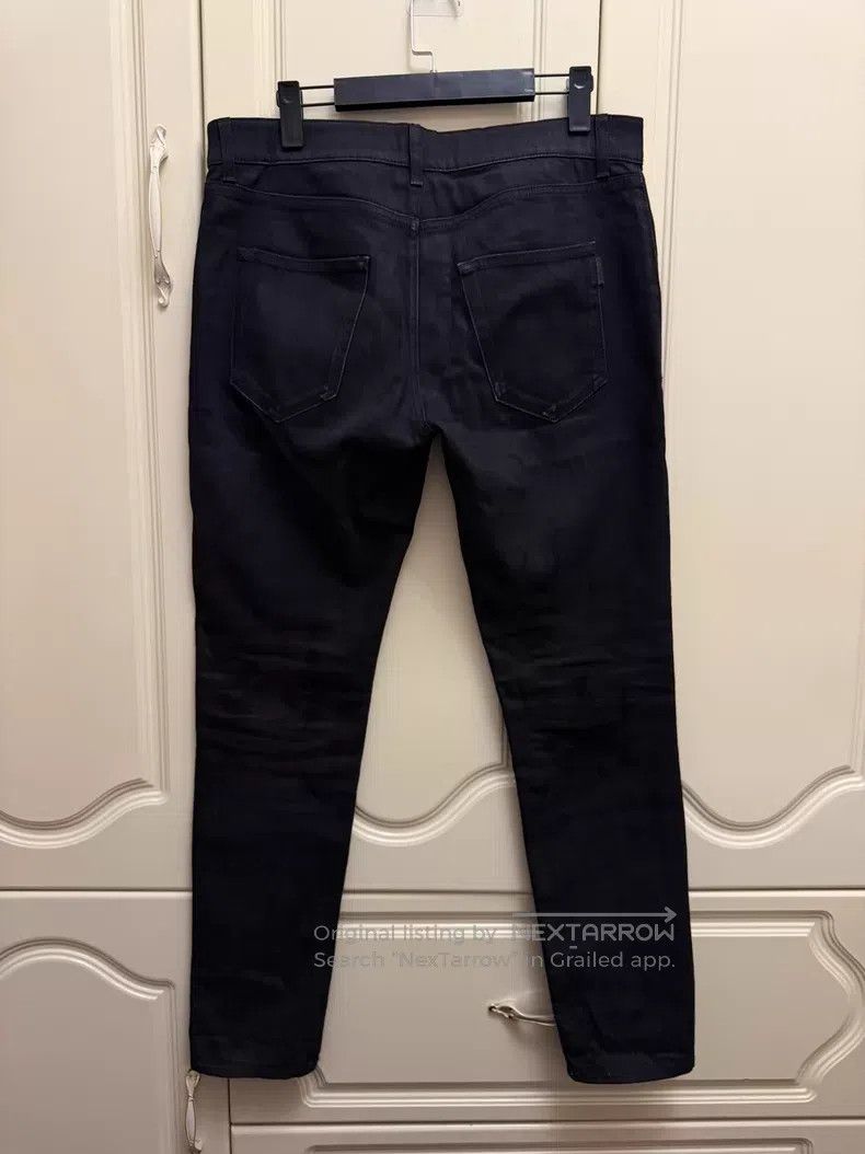 Saint Laurent Paris Saint Laurent Paris Black Basic Denim Jeans Size US 33 - 2 Thumbnail