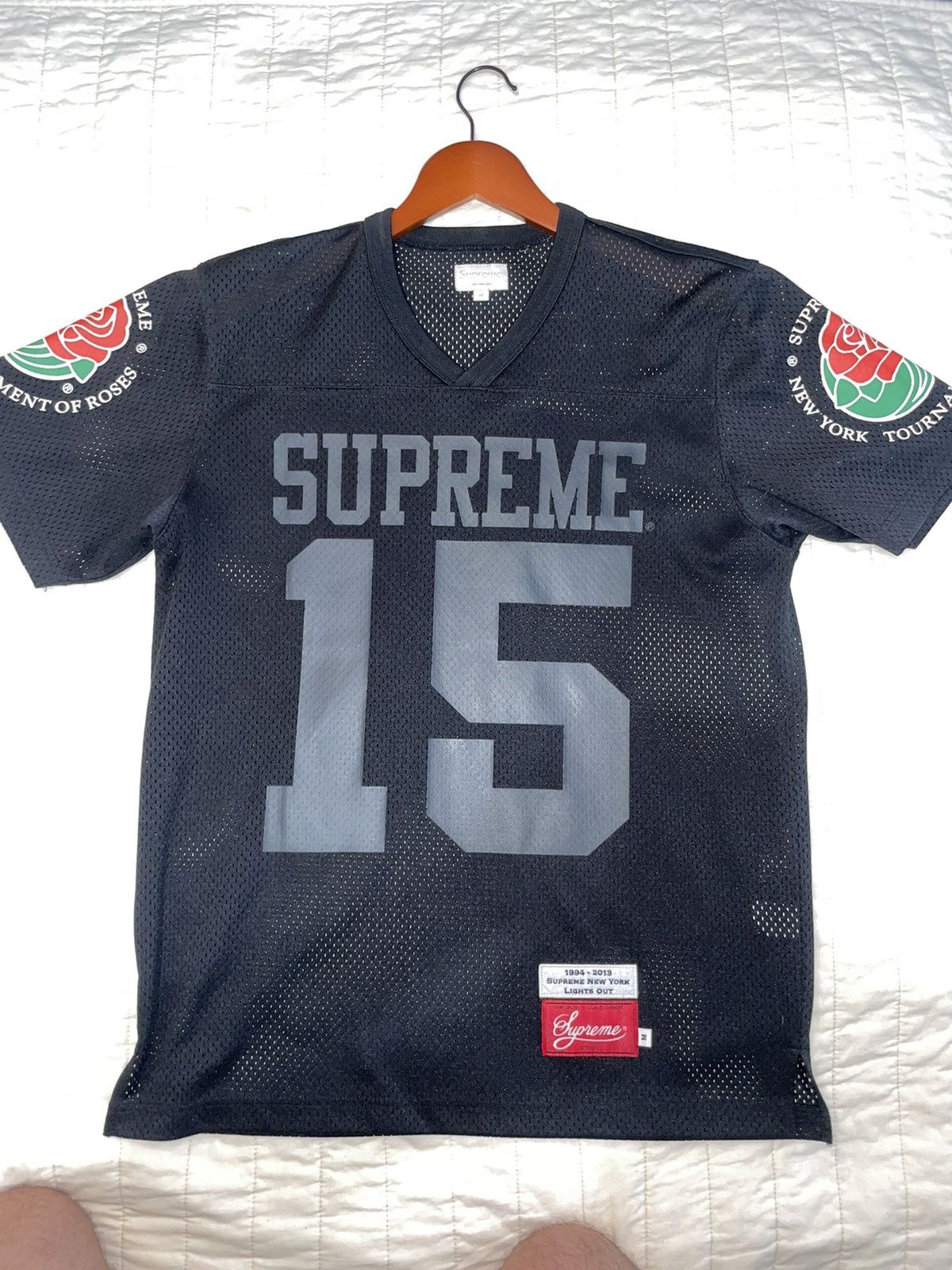 Supreme Supreme Rose Bowl Jersey S/S 13 Red | Grailed