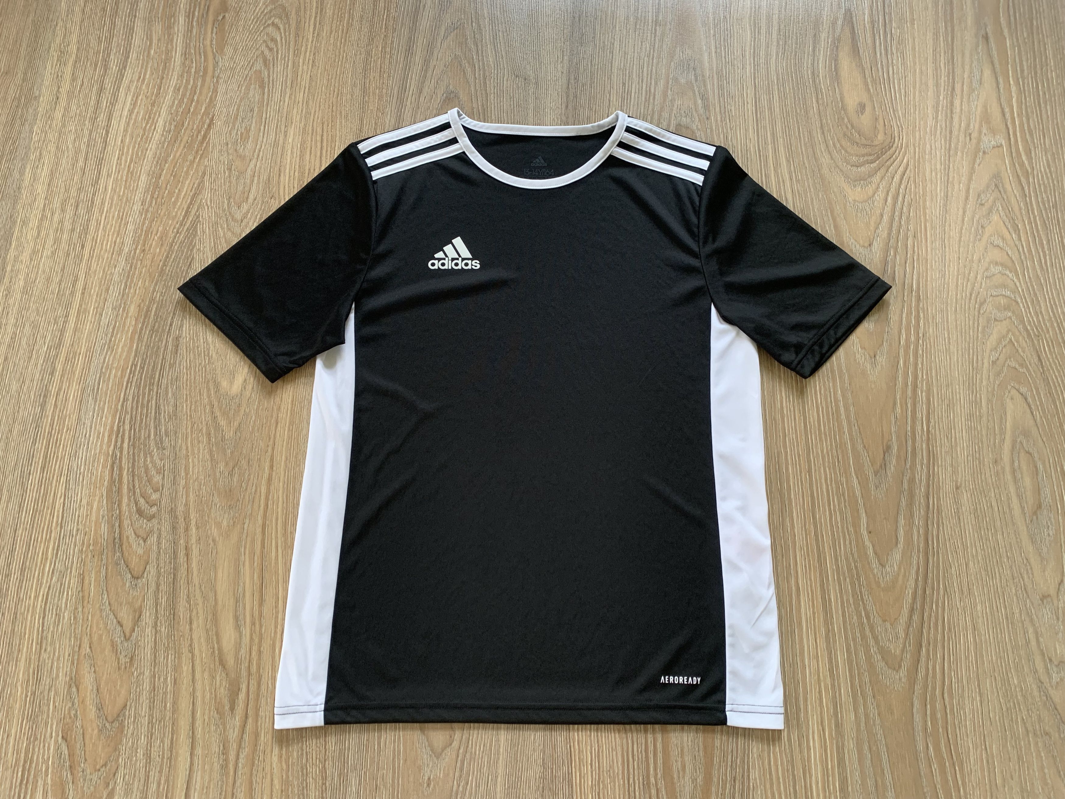 Adidas Adidas Aeroready Youth Black Training T Shirt Size US XXS / EU 40 - 2 Thumbnail