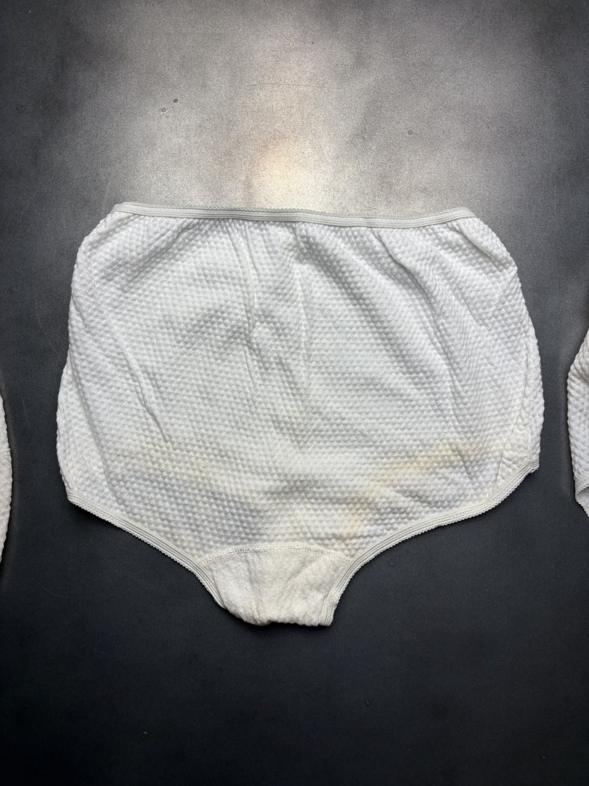 Other × Vintage Lot of 3 1970s Panties 3d Knit Ruffle Texture Underwear 70s Size ONE SIZE - 8 Thumbnail