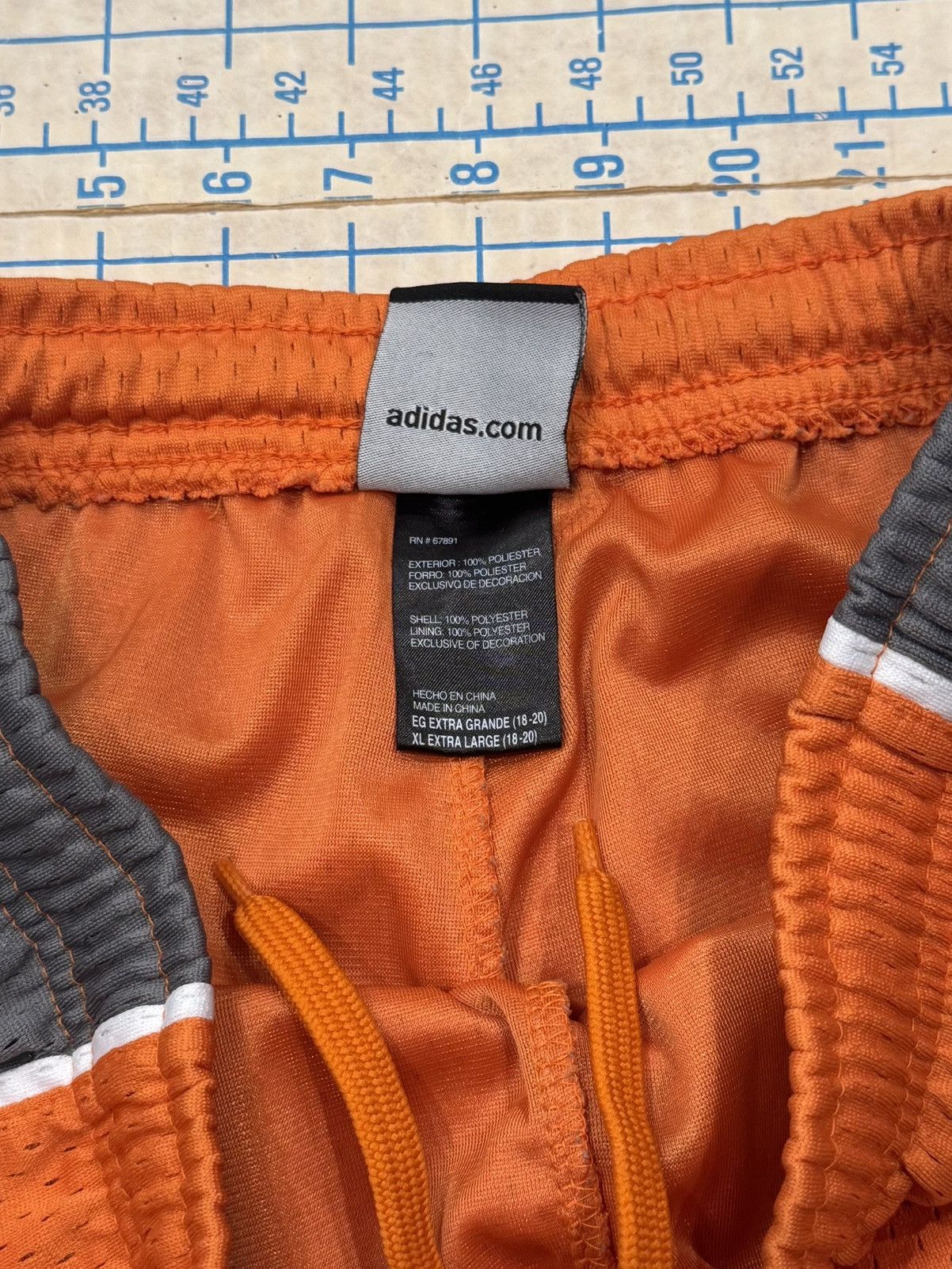 Adidas Adidas Phoenix Suns Youth Size XL Orange Basketball Shorts Size US 30 / EU 46 - 6 Thumbnail