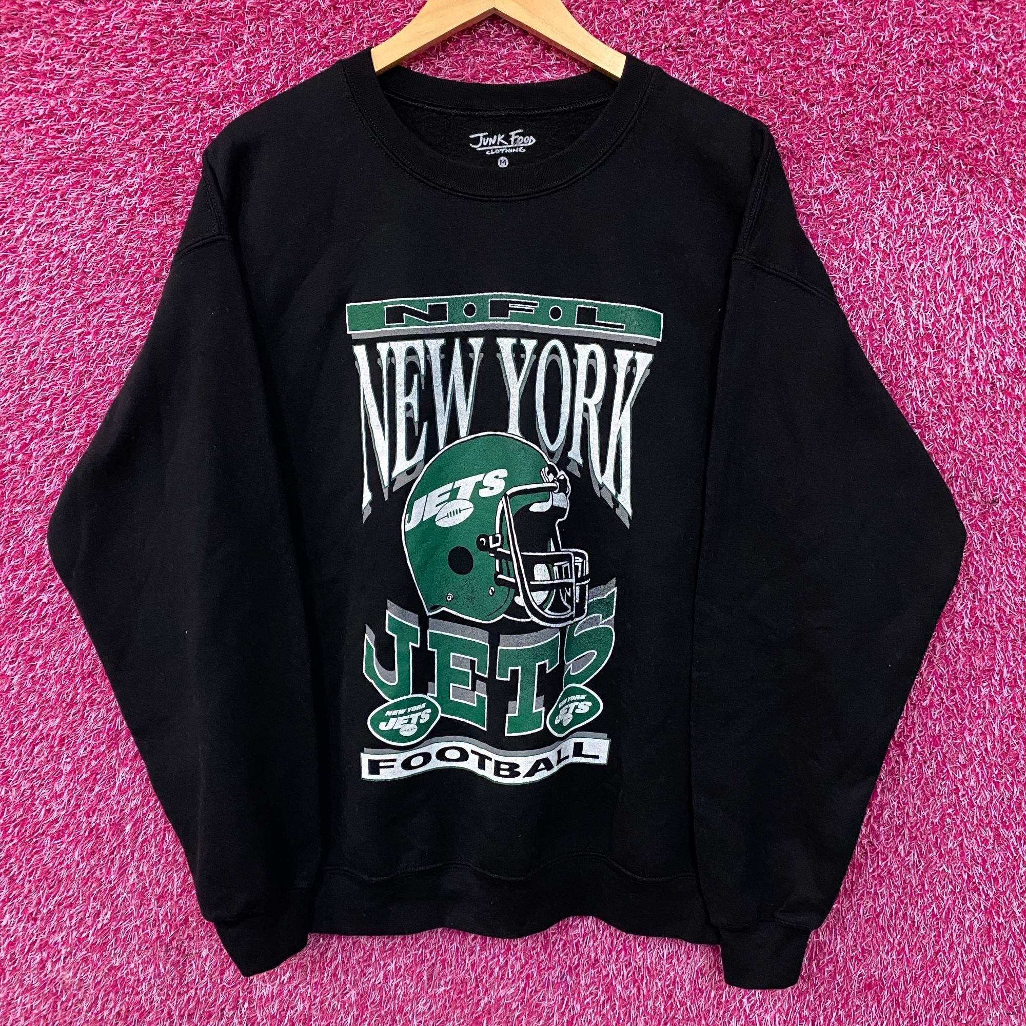 Junk Food Junk Food Clothing New York Jets Helmet Logo Crewneck Sweate Size US M / EU 48-50 / 2 - 1 Thumbnail
