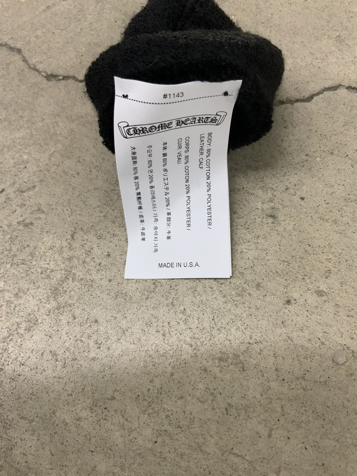 Chrome Hearts CHROME HEARTS WRIST SWEAT BAND Size ONE SIZE - 2 Thumbnail