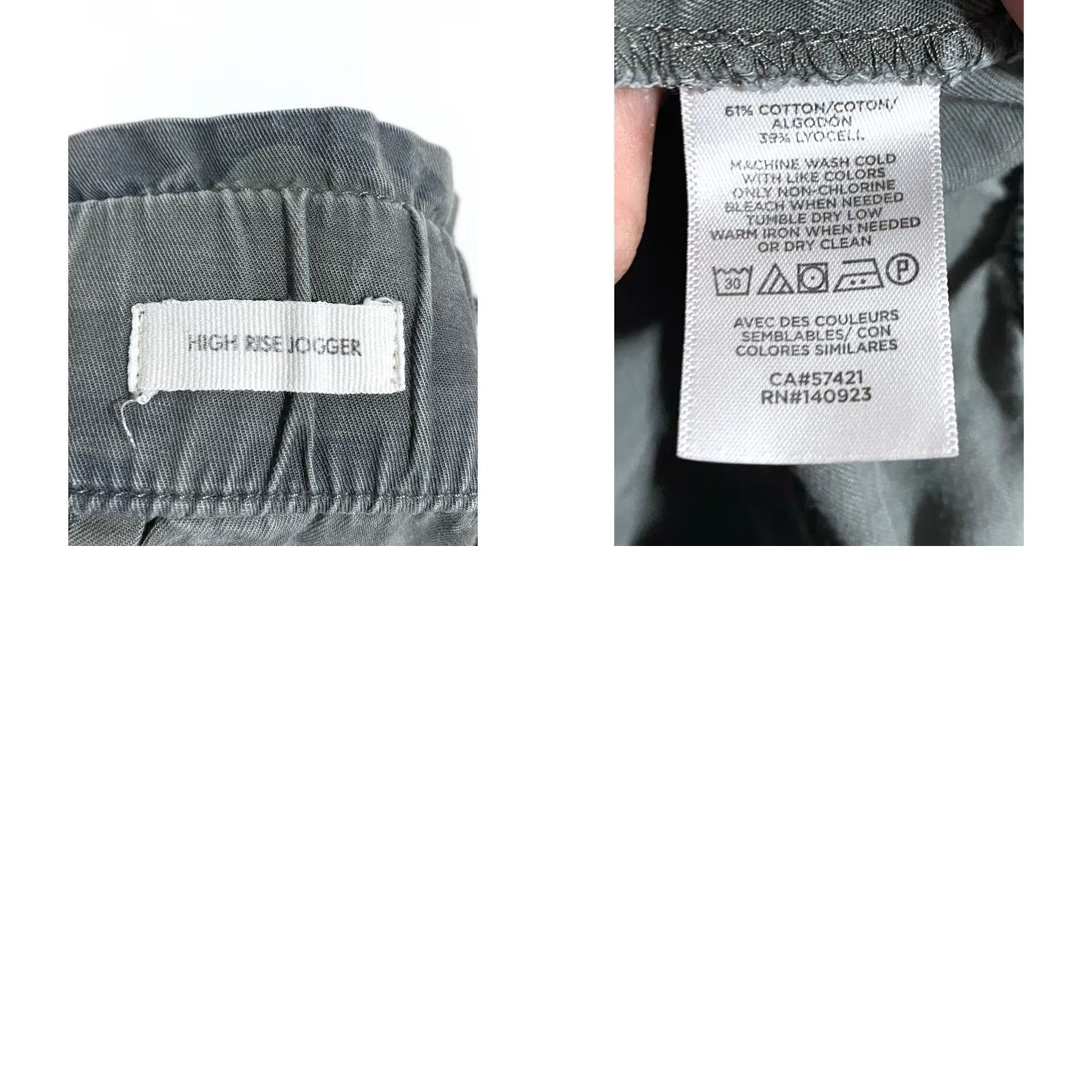 Loft Loft Camouflage High Rise Joggers Green Pull On Drawstring Womens L Size 36" / US 14 / IT 50 - 8 Thumbnail