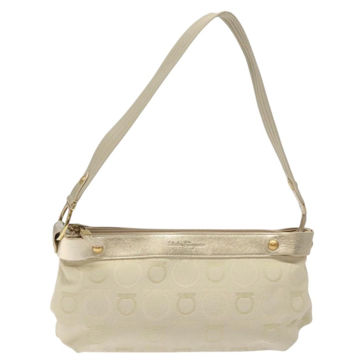 Salvatore Ferragamo Salvatore Ferragamo Gancini Shoulder Bag Canvas Size ONE SIZE - 1 Thumbnail
