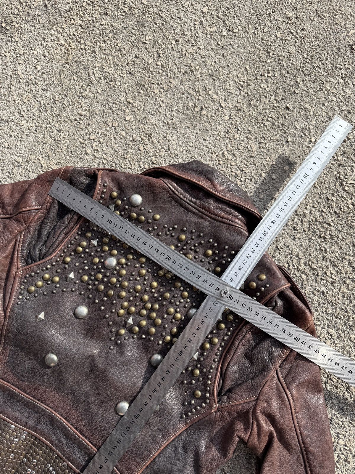 Hollywood Trading Company Hollywood Trading Company HTC studded cowhide leather biker Size M / US 6-8 / IT 42-44 - 11 Thumbnail
