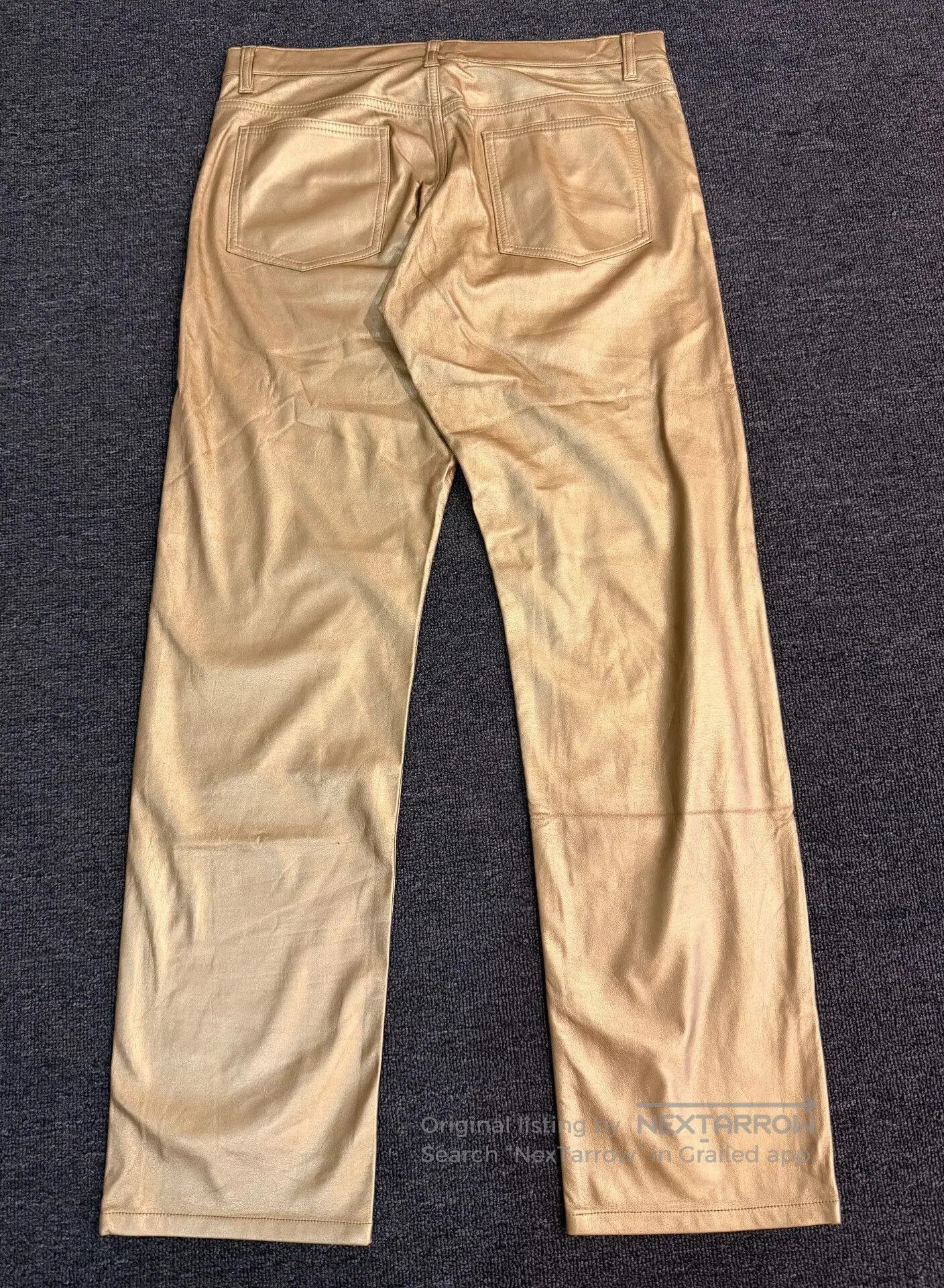 Comme des Garcons Homme Plus Gold Straight-Leg Pants by Comme des Garcons. Size US 30 / EU 46 - 4 Thumbnail