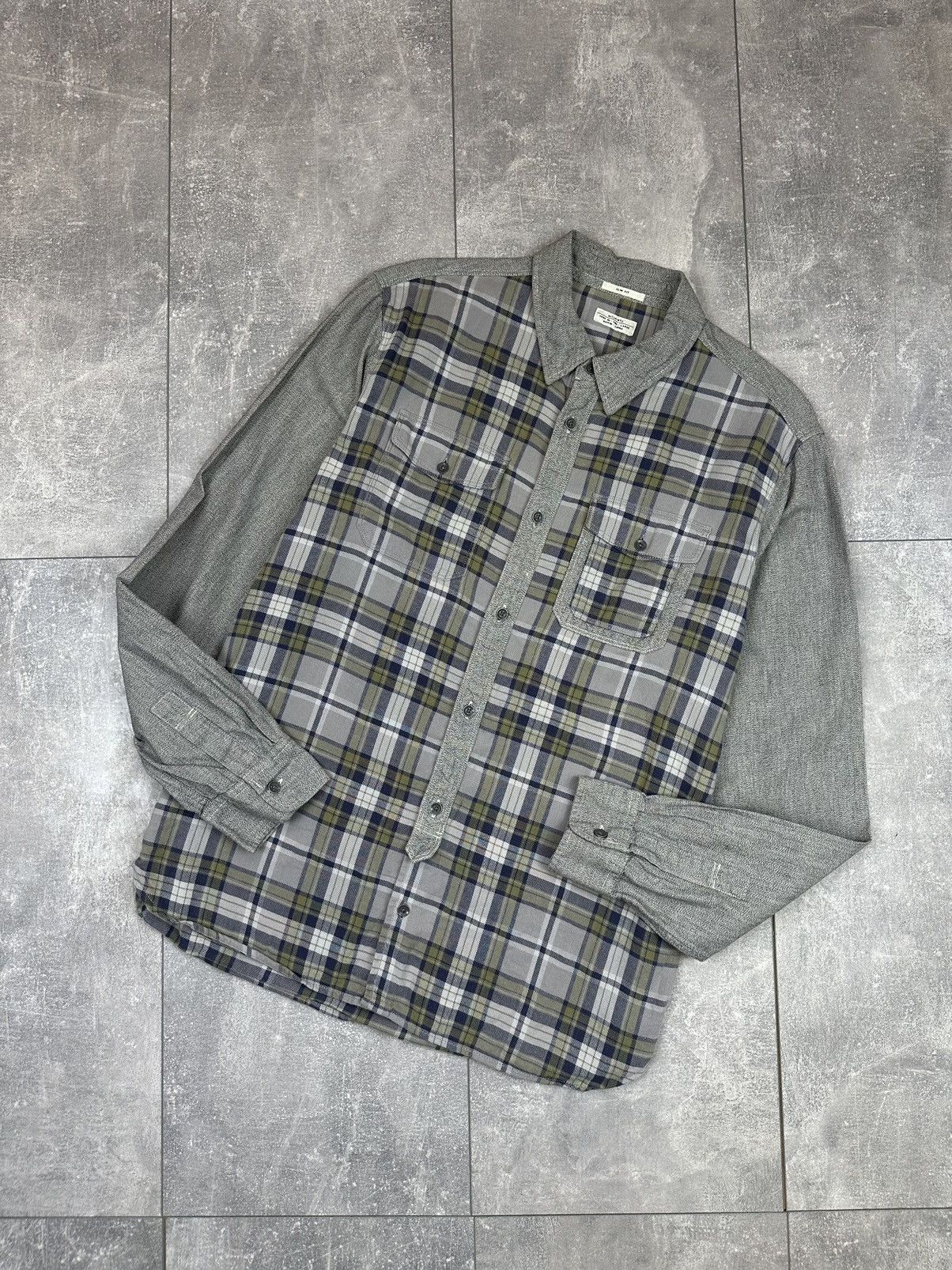 Allsaints Allsaints Japanese Flannel Shirts Button Up Size US L / EU 52-54 / 3 - 6 Thumbnail