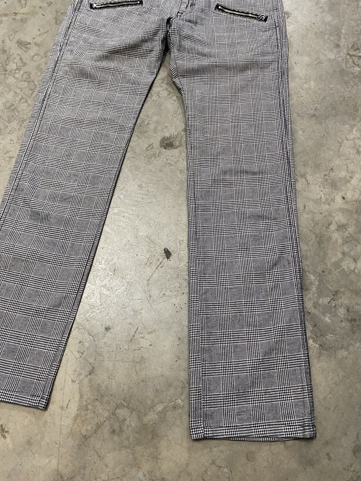 Hysteric Glamour × Le Grande Bleu (L.G.B.) × Wrangler Japanese Wrangler Checked Gothic Punk Zip Slim Stretchable Size US 30 / EU 46 - 3 Thumbnail