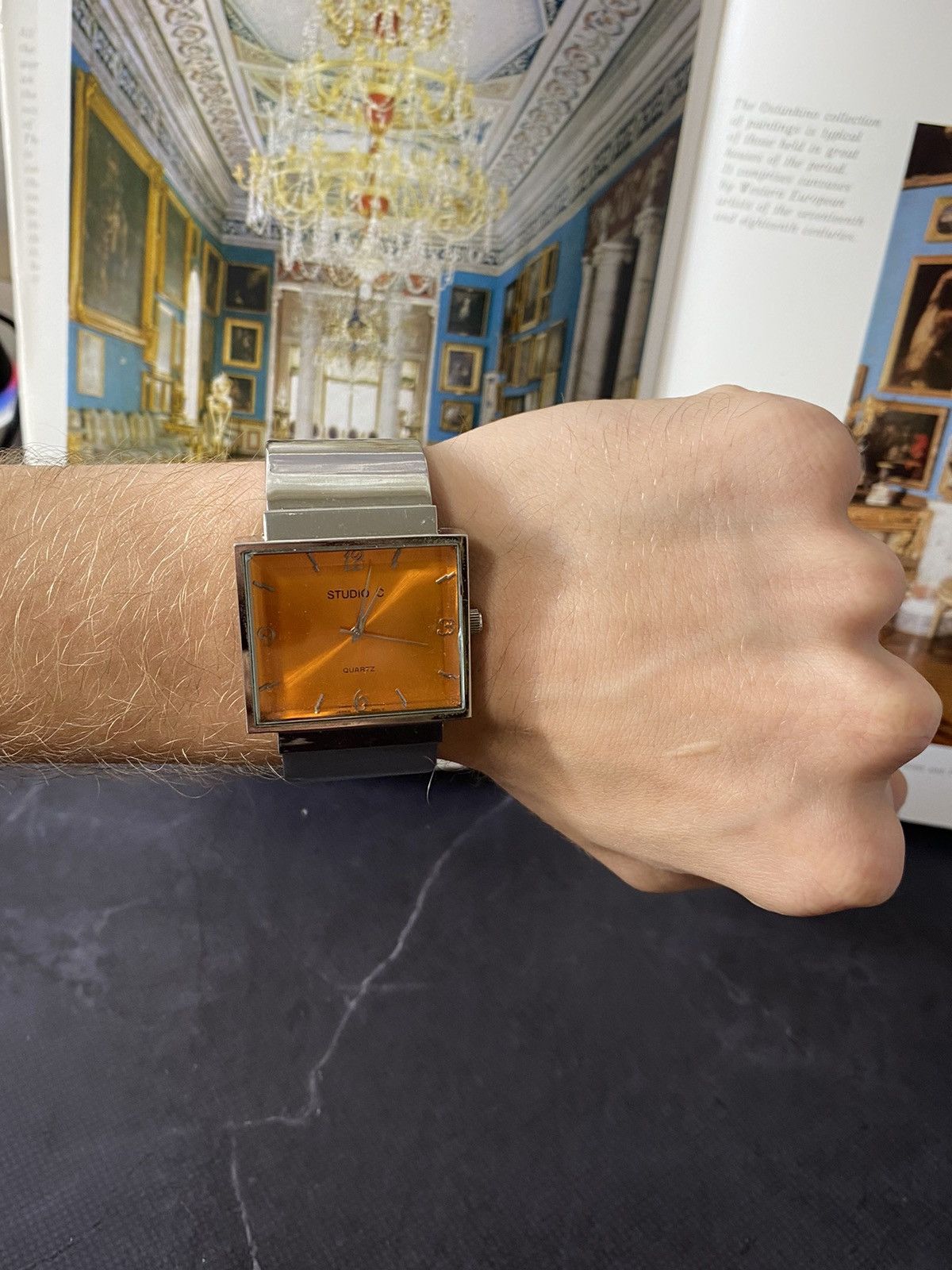 Jewelry Vintage Studio C Quartz Cuff Bracelet Watch Size ONE SIZE - 6 Thumbnail
