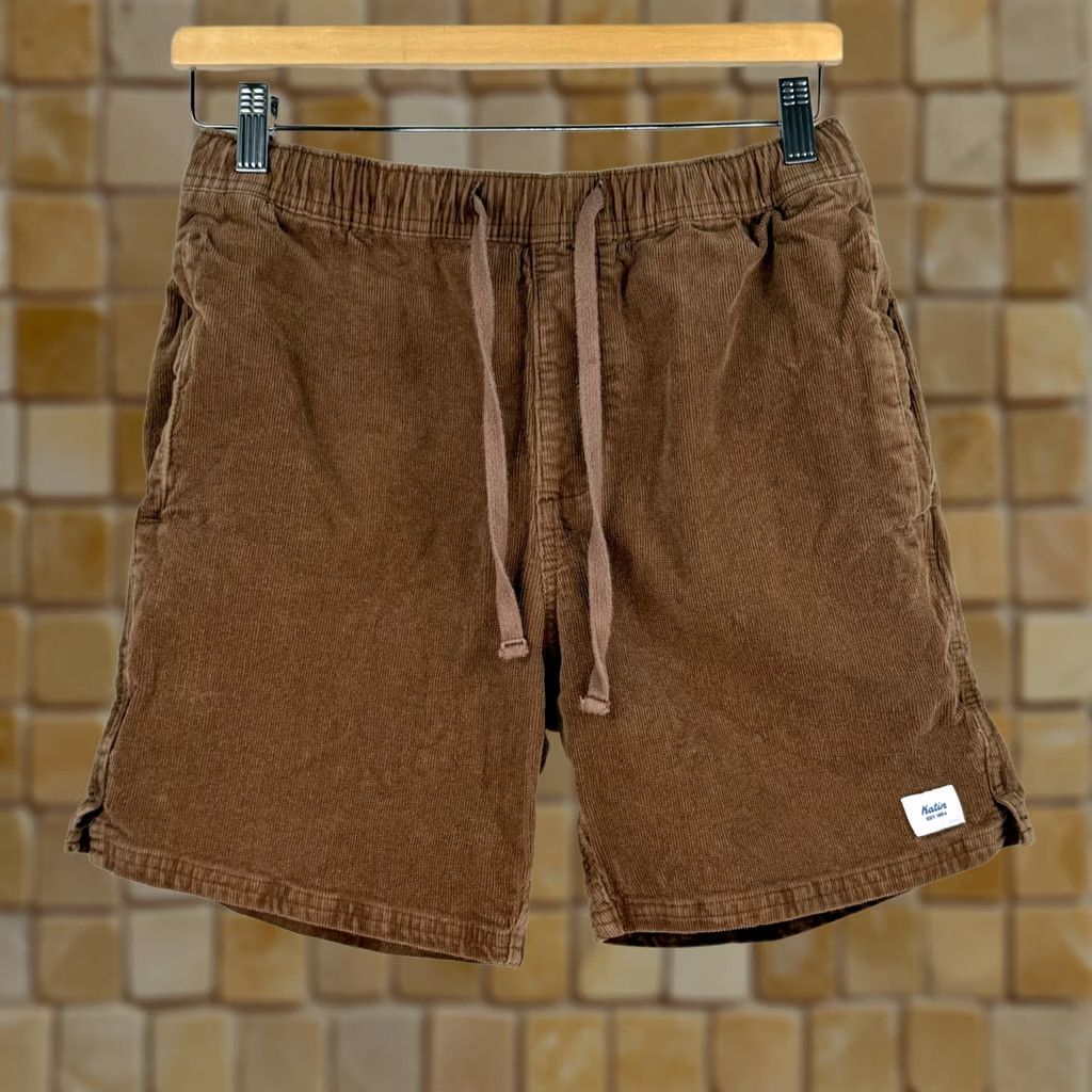 Katin Katin Shorts Mens Small Corduroy 6" Stretch Beach Preppy Summer Surfer Surf Shorts Mens Size US 29 - 1 Thumbnail