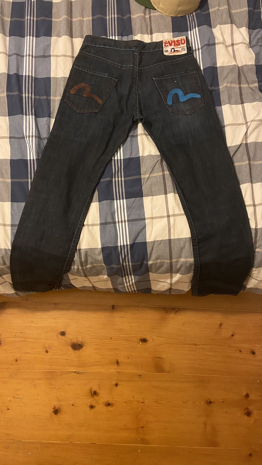 image of Evisu Jeans in Blue, Men's (Size 31)