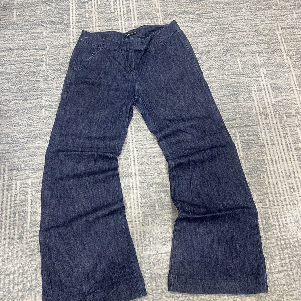 Hysteric Glamour × Japanese Brand × Le Grande Bleu (L.G.B.) Super Flare☠️ NY Indigo Bootcut Jeans Cowboy Punk Vintage Size US 32 / EU 48 - 4 Thumbnail