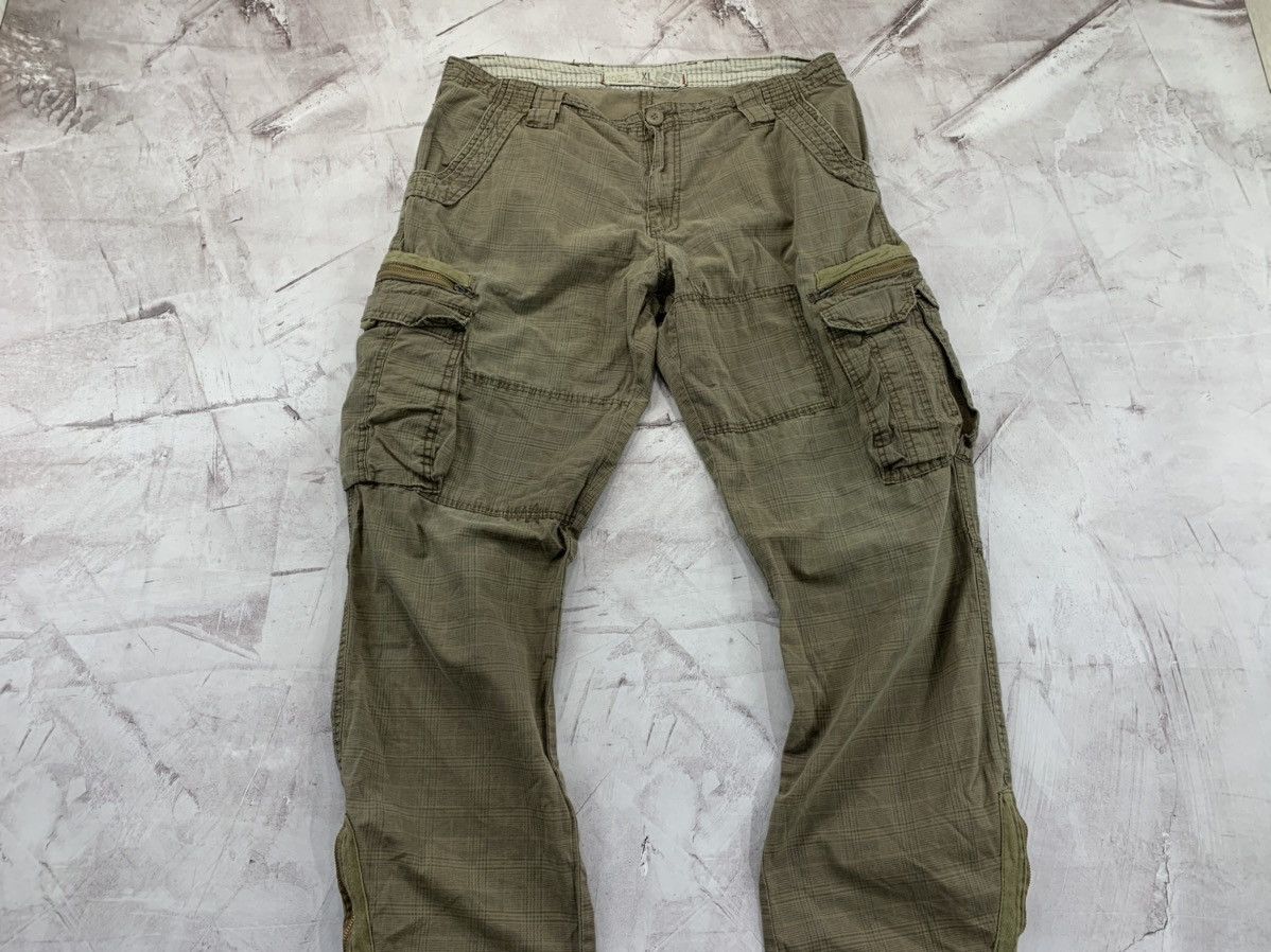 Japanese Brand × Vintage Mens cargo pants Fishbone Size XL Size US 36 / EU 52 - 2 Thumbnail