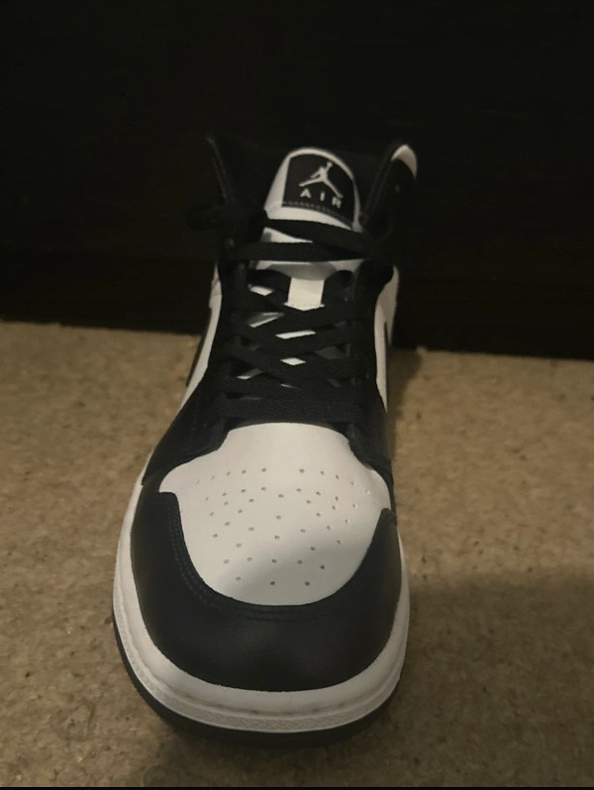 Nike Jordan 1 mid black/white Size US 9.5 / EU 42-43 - 3 Thumbnail