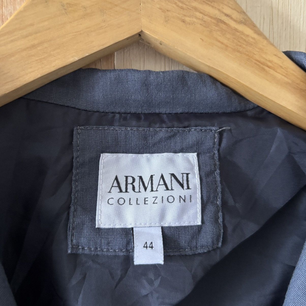 Armani Collezioni Vintage Armani Collezione Utility Blazers Jacket Size M / US 6-8 / IT 42-44 - 4 Thumbnail