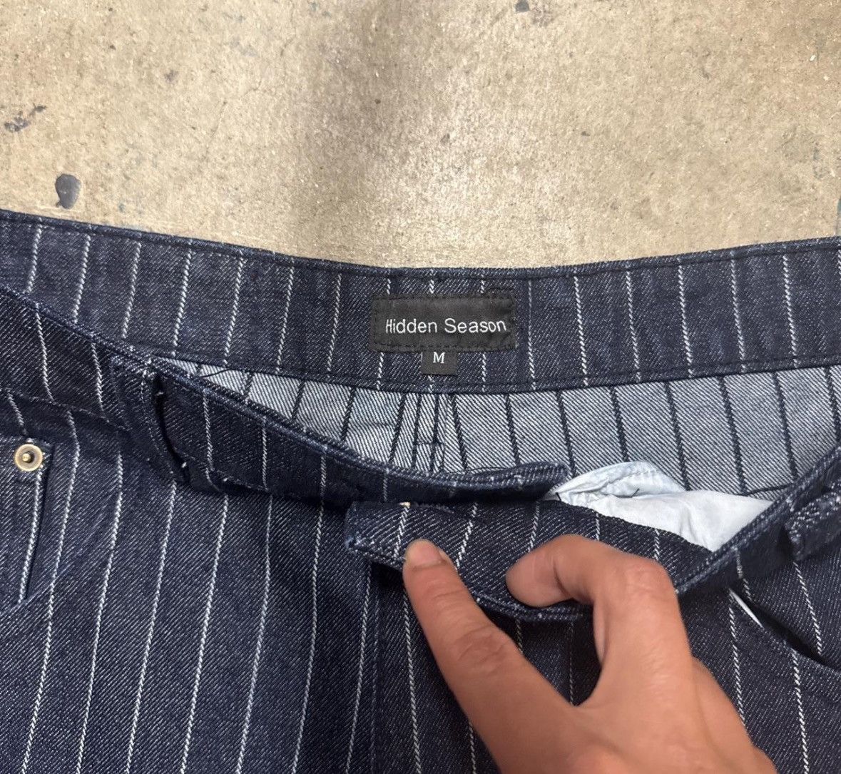 Other Hidden season pinstripe pants size medium Size US 32 / EU 48 - 4 Thumbnail
