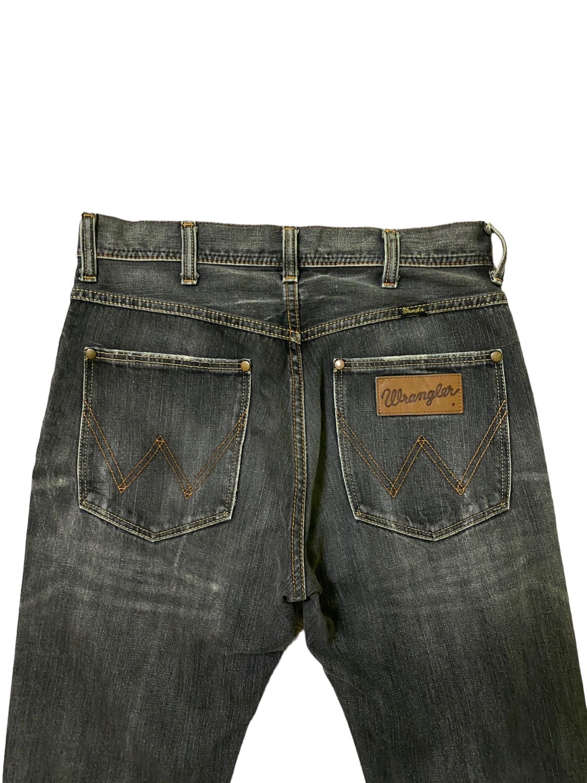Vintage FLARED💥 WRANGLER CLAWMARKS BOOTCUT DENIM JEANS Size US 30 / EU 46 - 9 Thumbnail