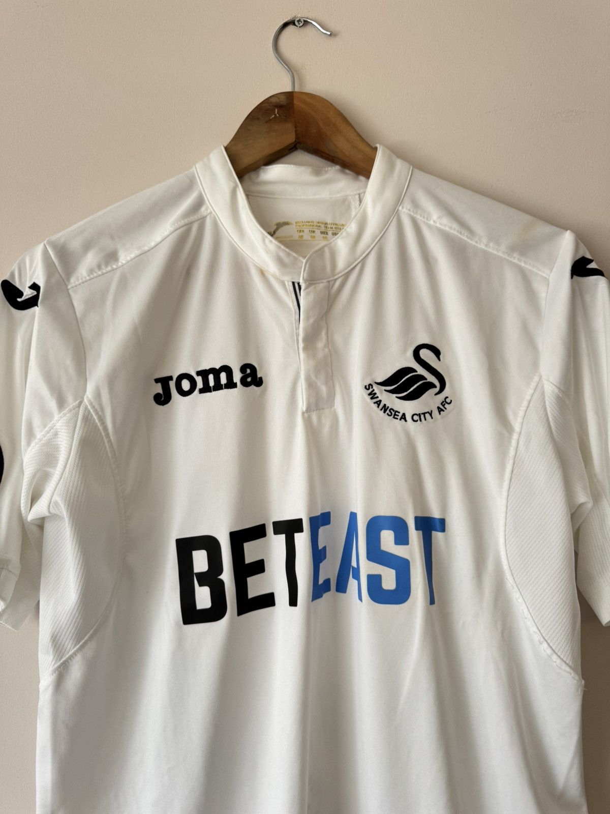 Joma Jack Cork #24 Swansea City 2016-2017 Match Worn Signed Shirt Size US M / EU 48-50 / 2 - 10 Thumbnail