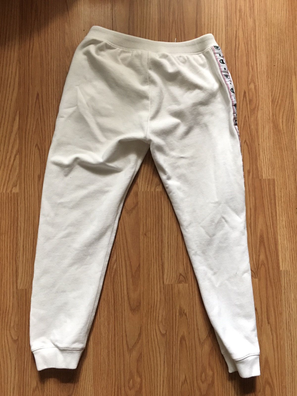 Champion Champion X Chiara Ferragni White Womens Sweatpants Size M Size 32" / US 10 / IT 46 - 10 Thumbnail