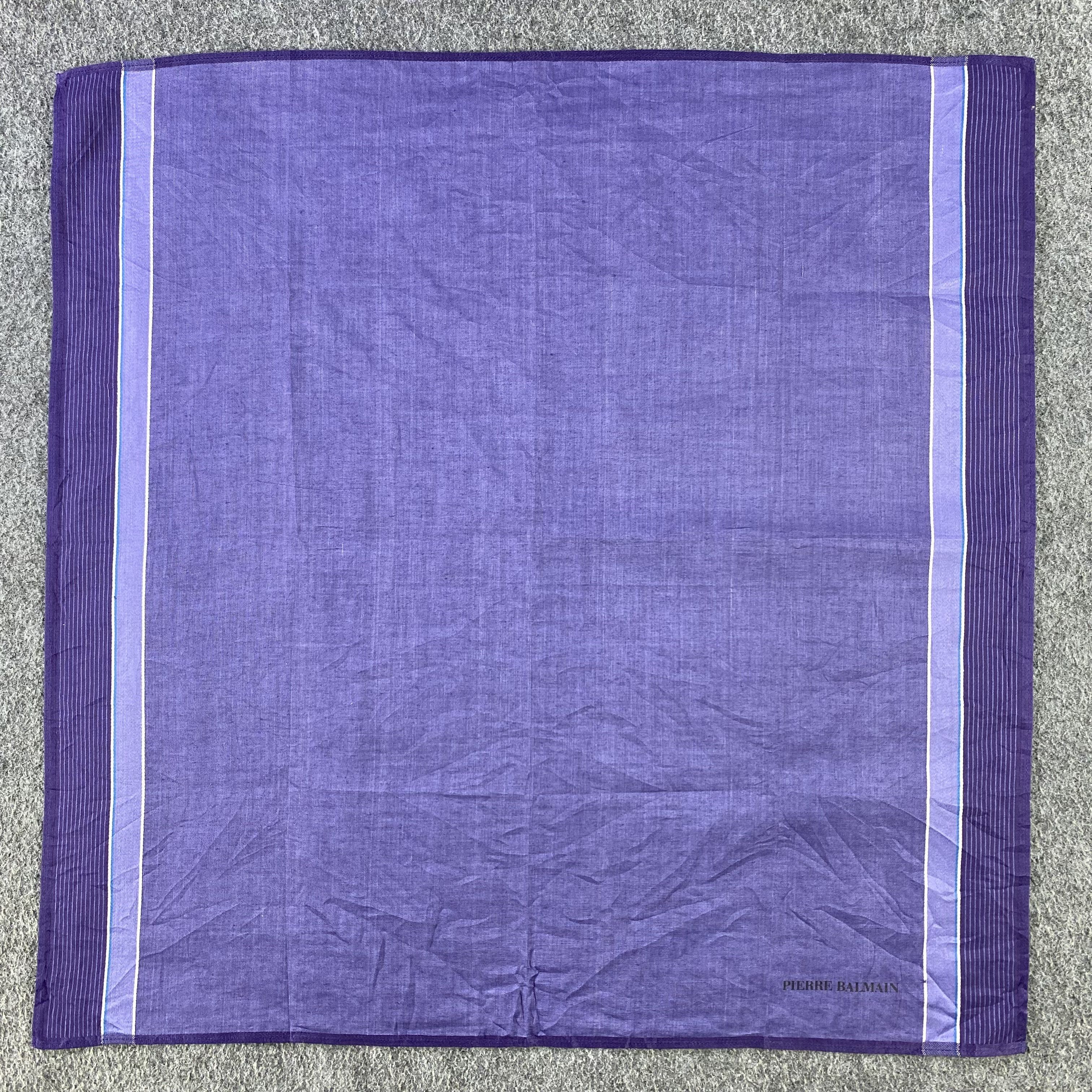 Pierre Balmain × Vintage Pierre Balmain Handkerchief/Neckerchief/Bandana HC878 Size ONE SIZE - 1 Thumbnail