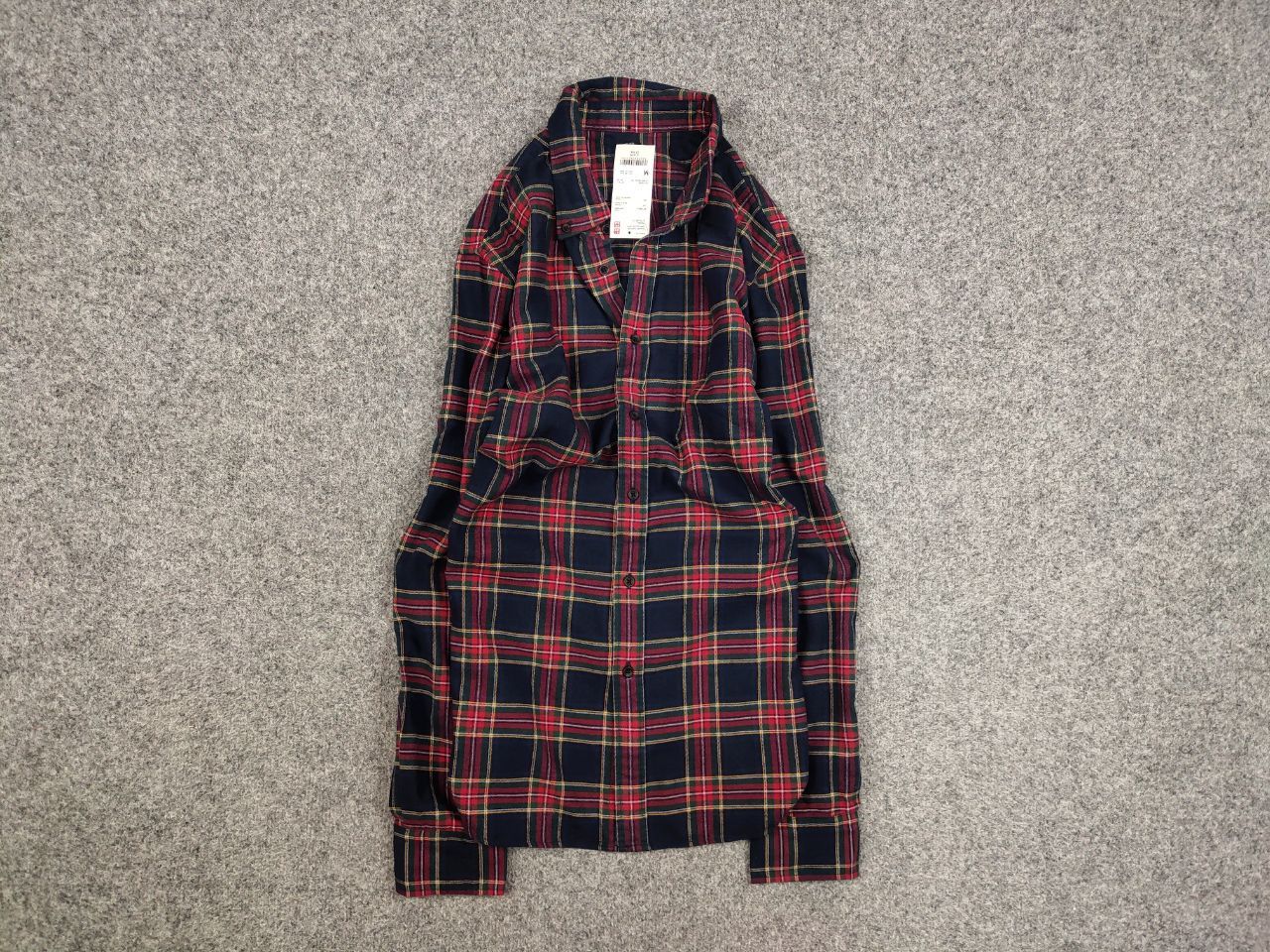 Uniqlo Uniqlo Flannel checkered Dark Travis Scott Y2K Shirt Style Size US M / EU 48-50 / 2 - 1 Thumbnail