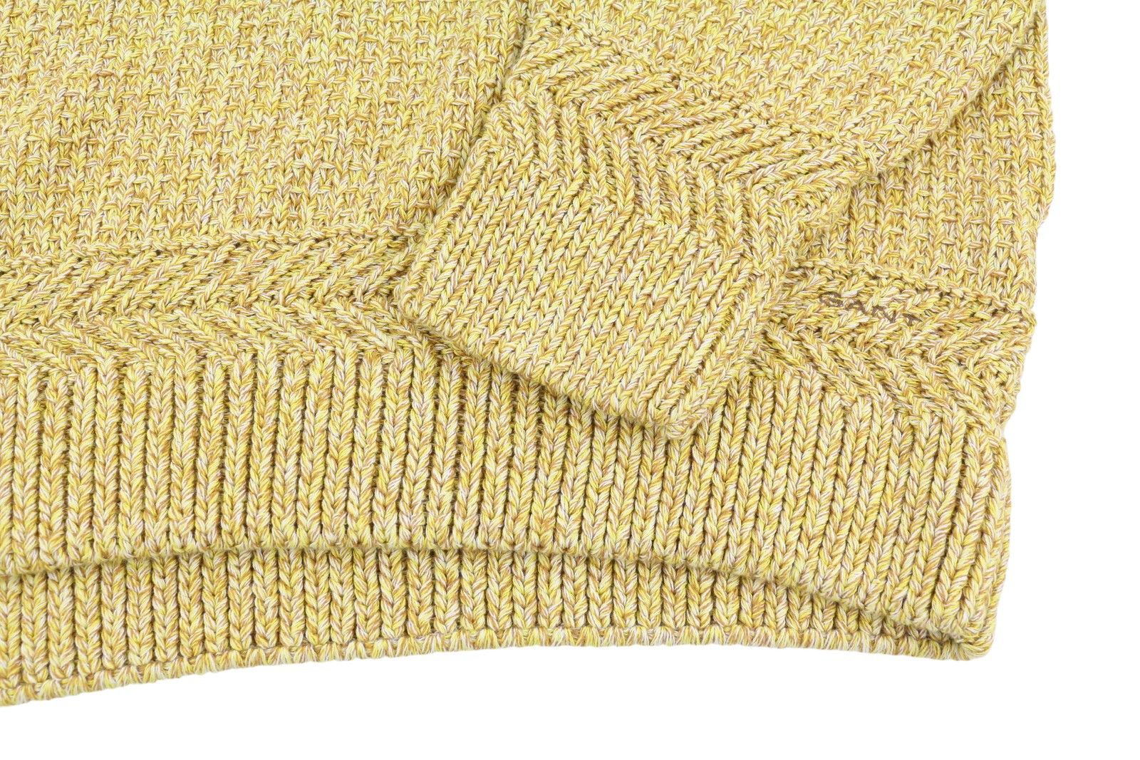 Gant TWISTED COLOR V-NECK XL Brimstone Yellow Knit Jumper 87252 Size US XL / EU 56 / 4 - 5 Thumbnail