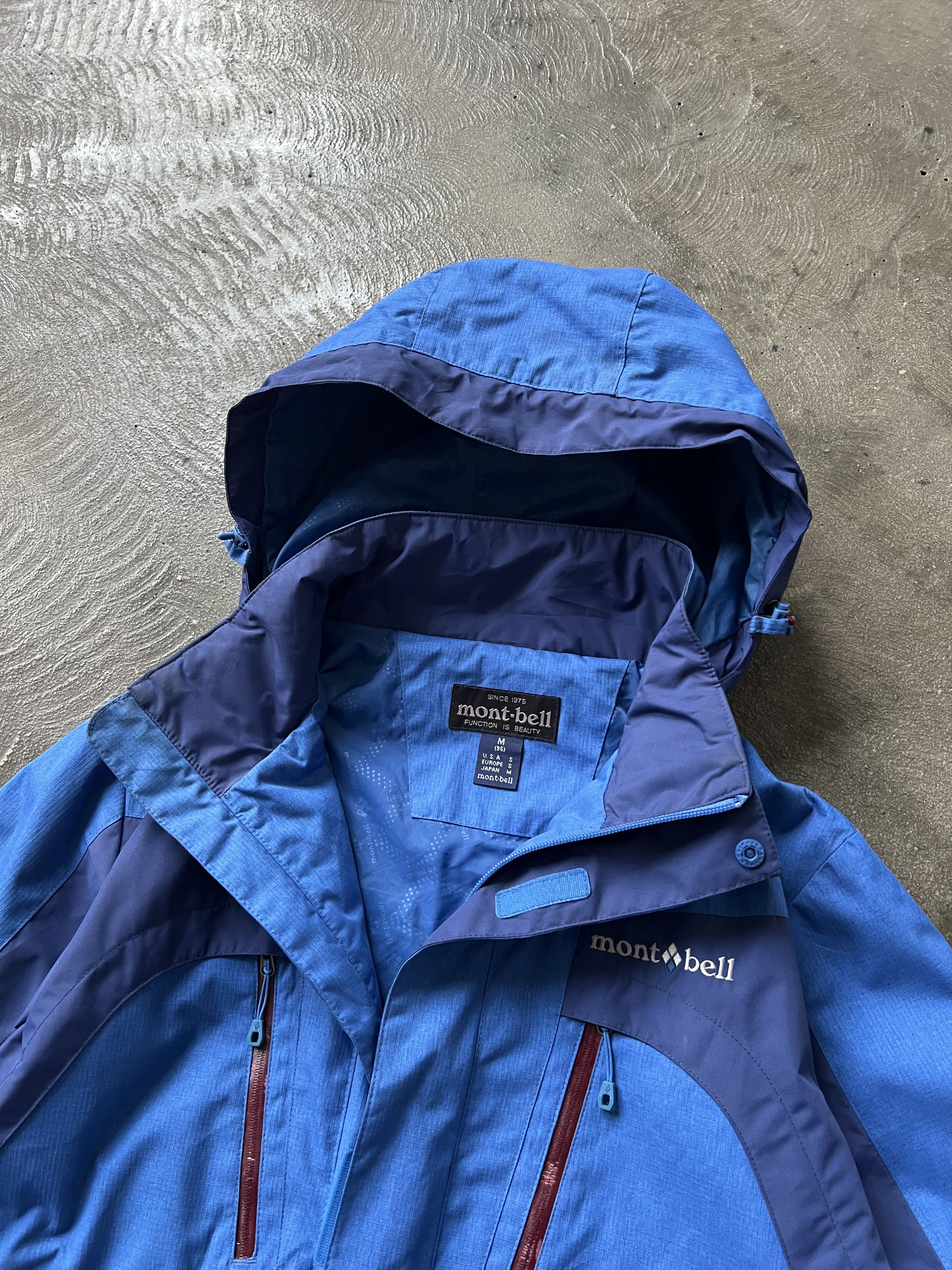 Montbell Montbell Waterproof Hooded Jacket Blue Size US L / EU 52-54 / 3 - 2 Thumbnail