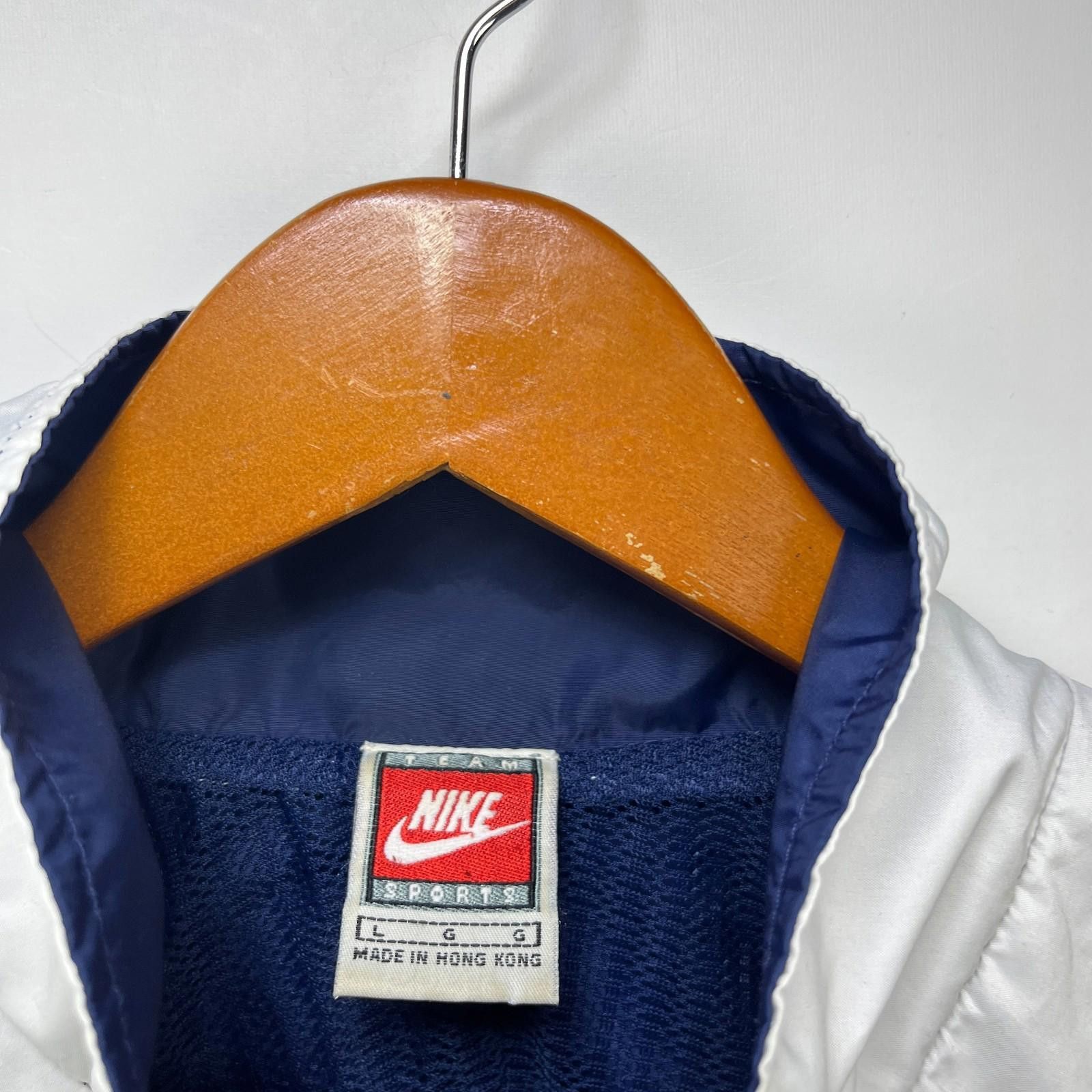 Nike Vintage 90s Nike Swoosh Windbreaker Jacket Large Size US L / EU 52-54 / 3 - 5 Thumbnail