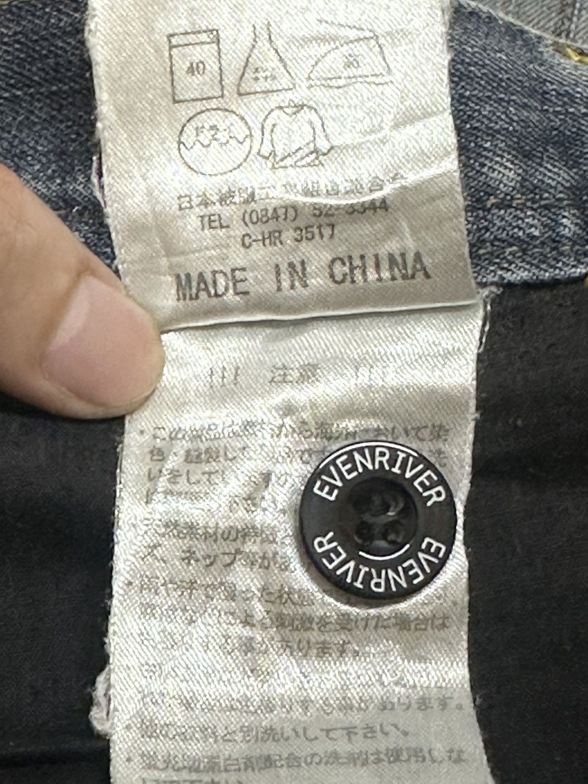 Vintage Vintage Evenriver Baggy Style Jeans With Pocket Faded Wash Size US 32 / EU 48 - 10 Thumbnail