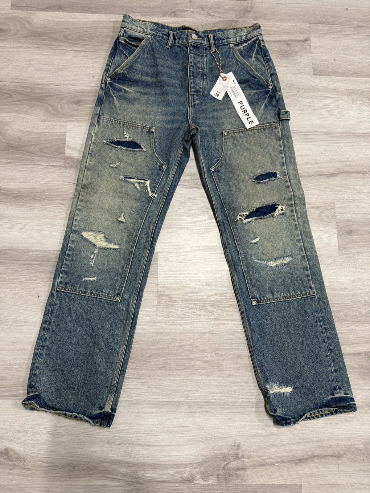 Purple Brand Purple Brand Relaxed Carpenter Jeans Size US 32 / EU 48 - 1 Thumbnail
