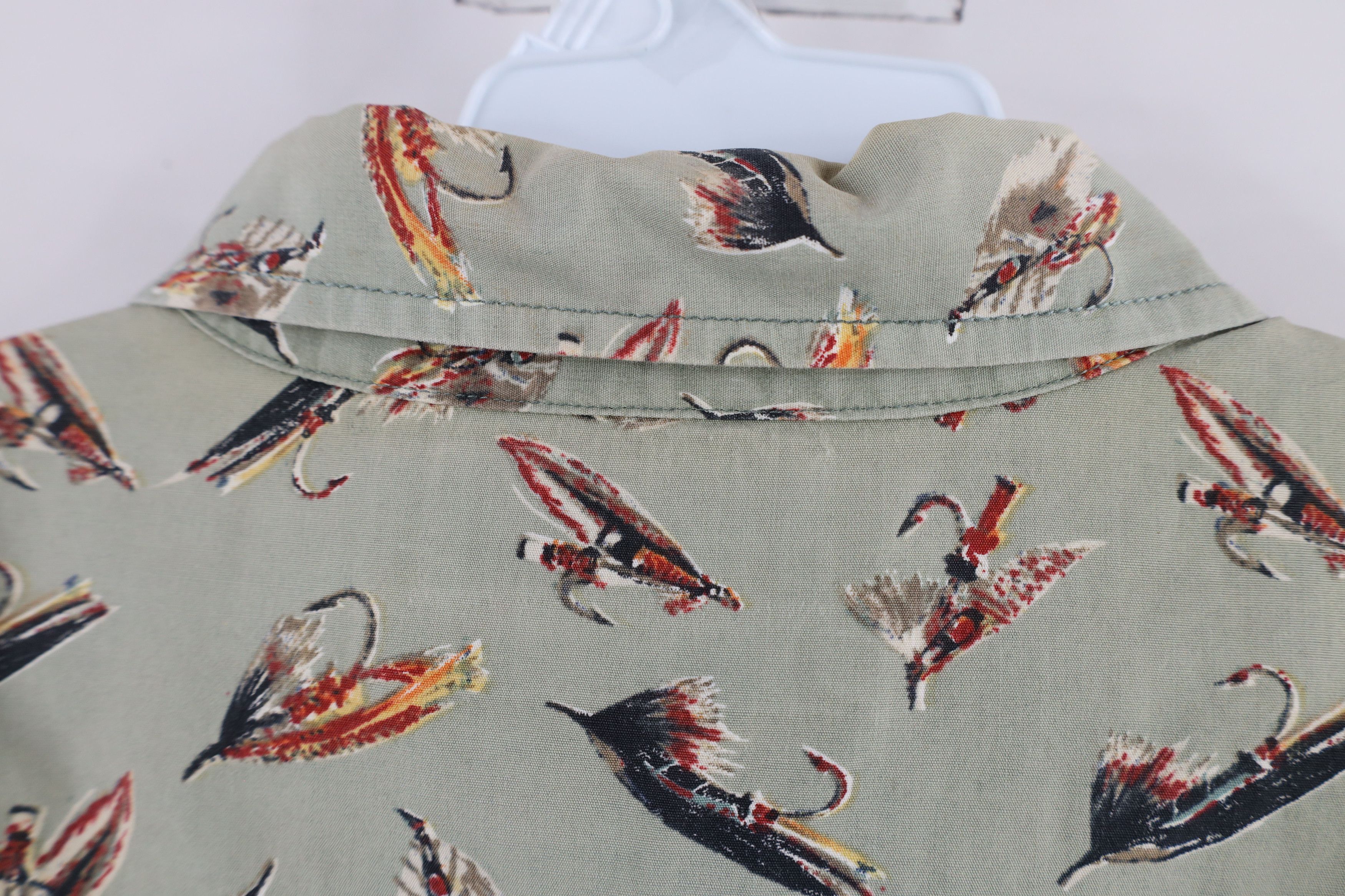 Columbia × Vintage Vintage 90s Columbia All Over Print Button Down Shirt Size US XL / EU 56 / 4 - 11 Thumbnail