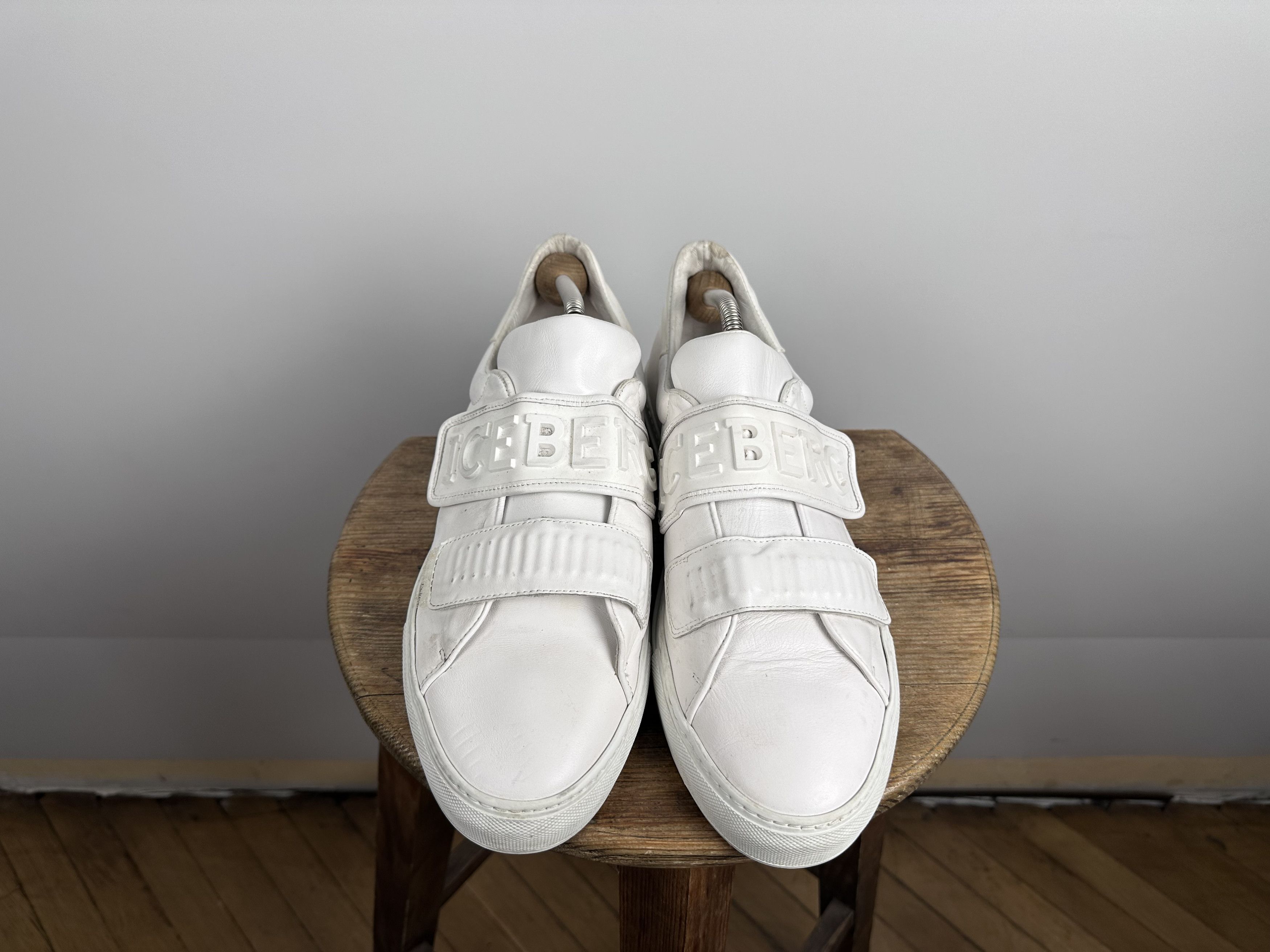 Grailed × Iceberg Iceberg Sneakers Shoes White Big Logo Leather Mens Size 45 Size US 12 / EU 45 - 4 Thumbnail