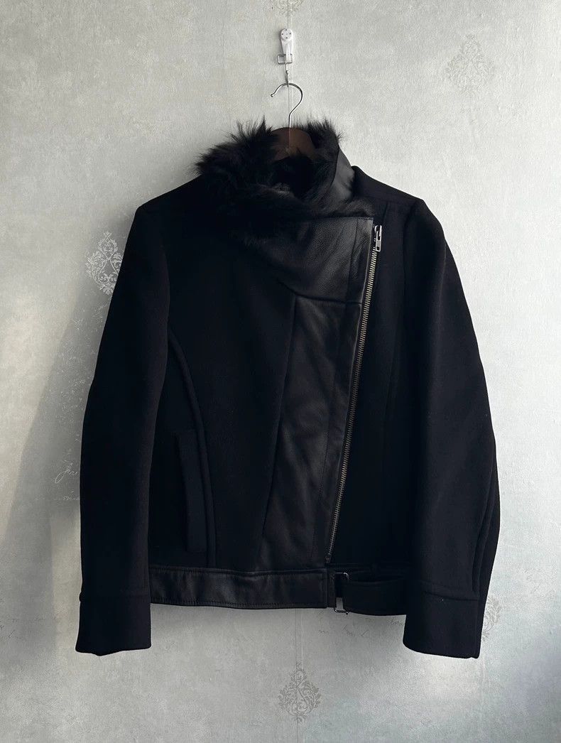 Helmut Lang HELMUT LANG Angolan rabbit fur patch jacket Size S / US 4 / IT 40 - 3 Thumbnail
