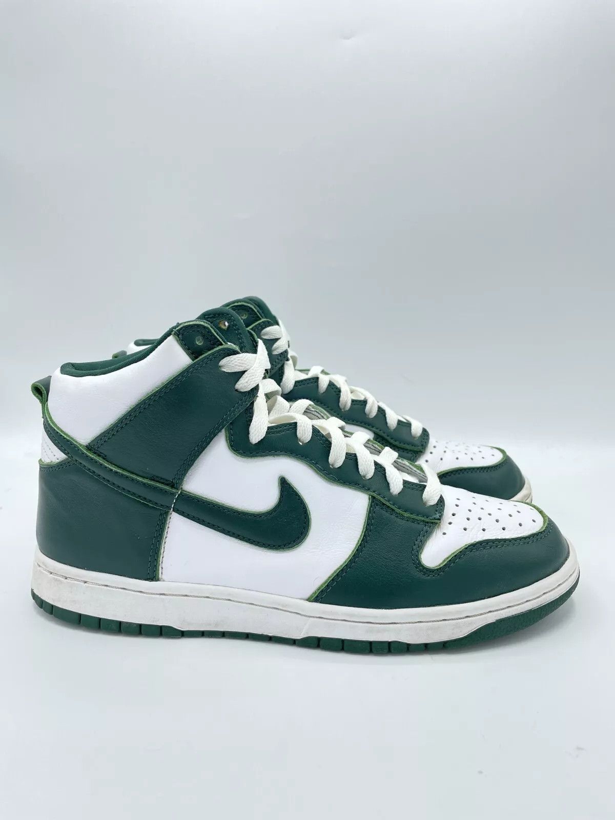 Nike Nike Dunk High Spartan Green Michigan State Size US 8 / EU 41 - 2 Thumbnail