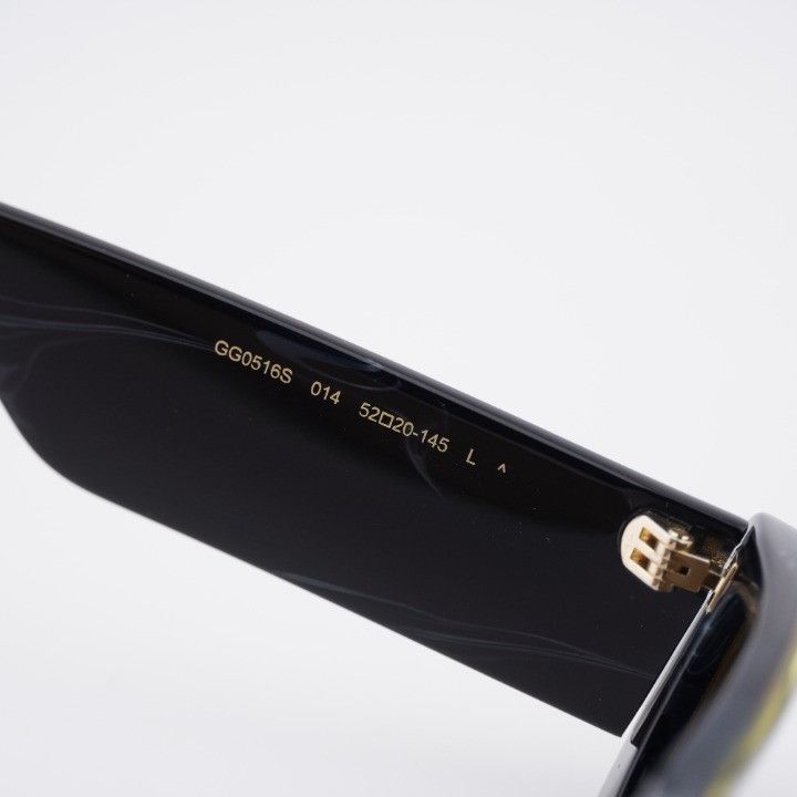 Gucci Gucci GG0516S 014 Sunglasses Military Green and Black Havana Size ONE SIZE - 9 Thumbnail