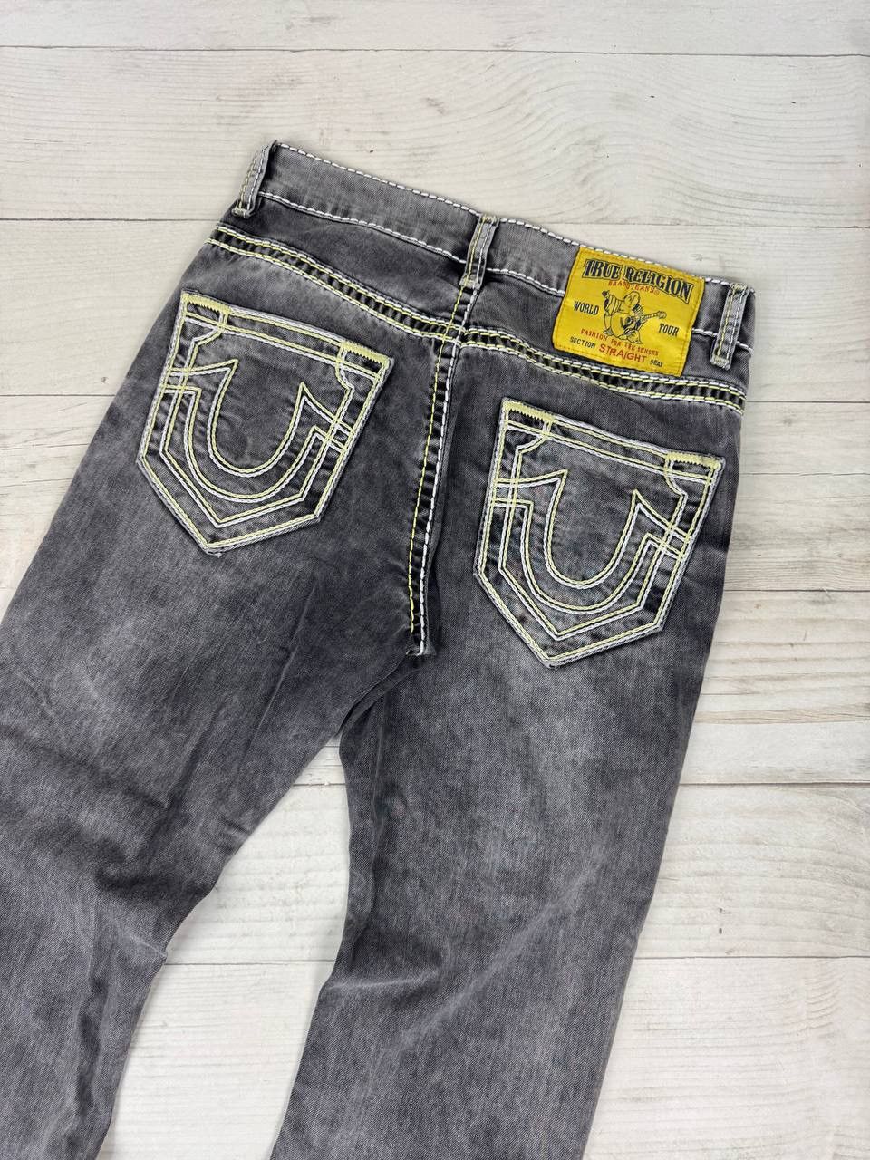 True Religion Vintage True Religion Denim Jeans Straight 90s Y2K Size US 33 - 13 Thumbnail