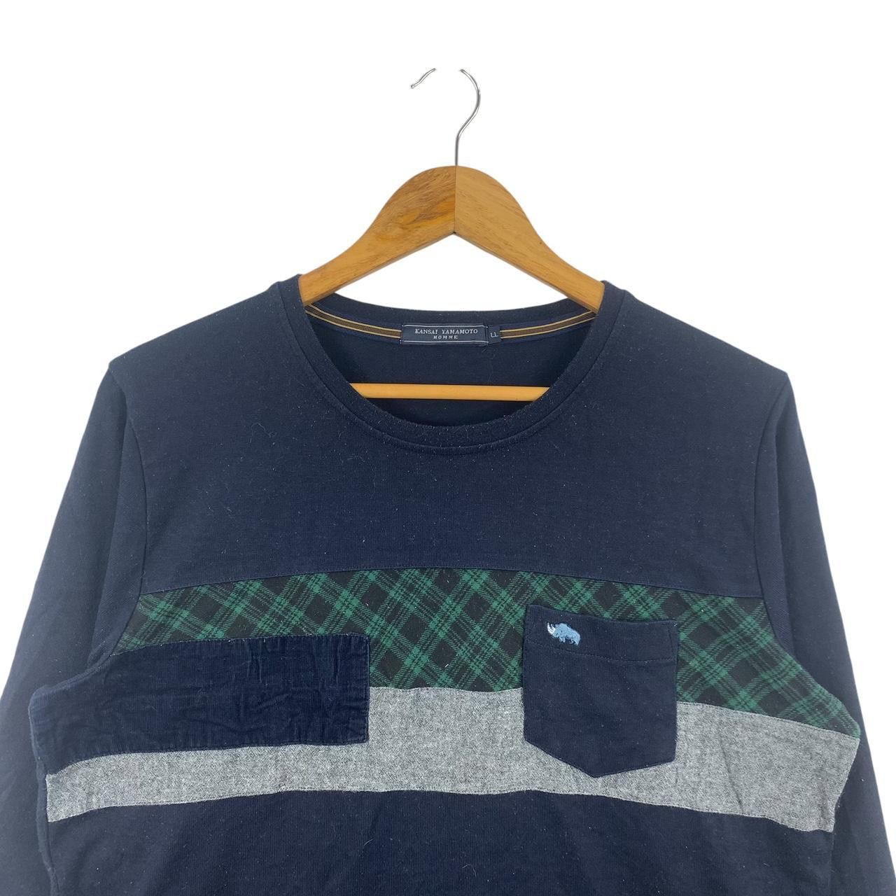 Kansai Yamamoto Vintage KANSAI YAMAMOTO HOMME Patchwork Hippo Tee Shirt Size US XL / EU 56 / 4 - 2 Thumbnail