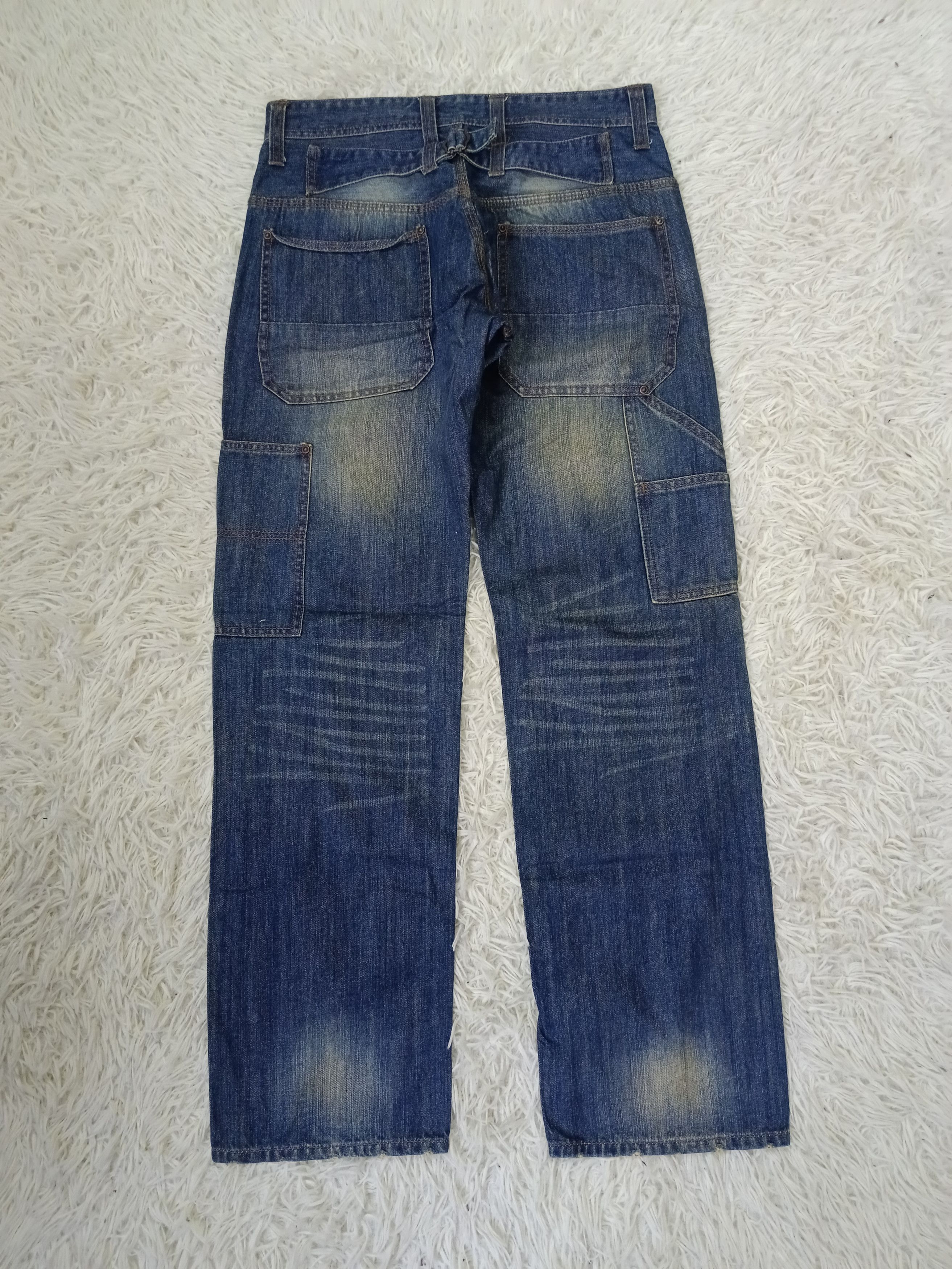 Japanese Brand DOUBLE KNEE RUSTY FREE GATE DENIM PANTS Size US 32 / EU 48 - 2 Thumbnail