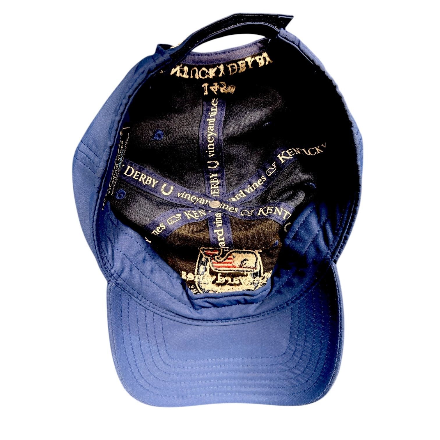 Vineyard Vines Vineyard Vines 145th Kentucky Derby Blue Strapback Hat OS Size ONE SIZE - 5 Thumbnail