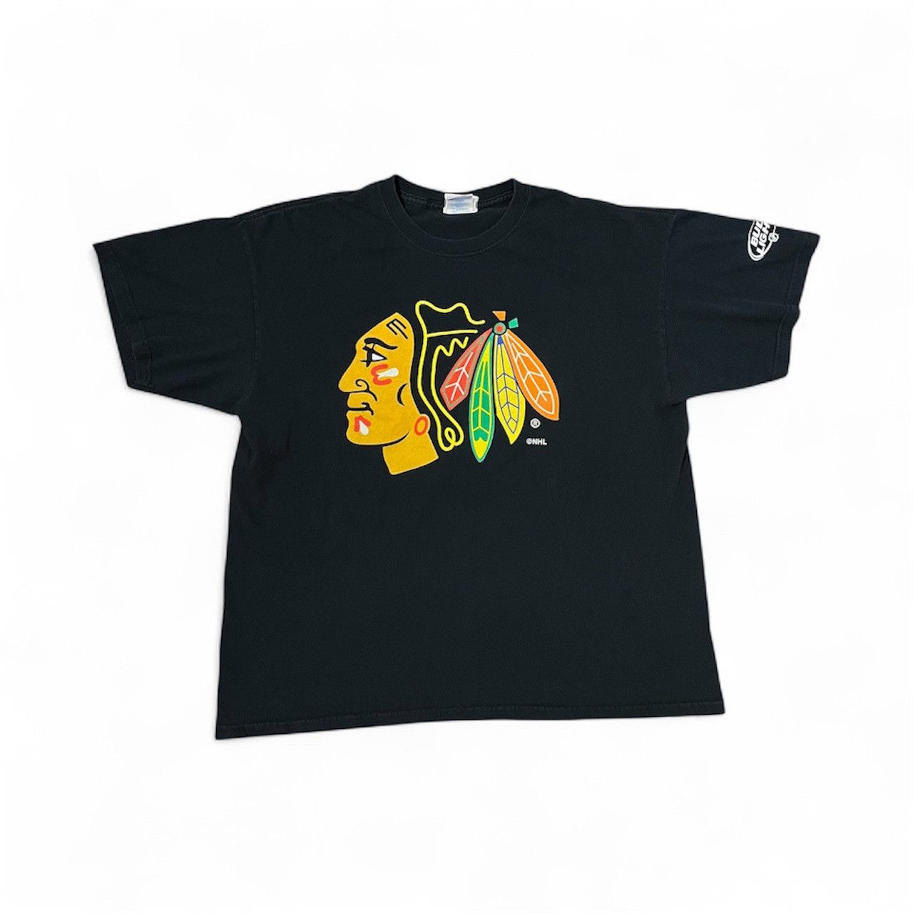 Reebok Vintage Reebok Blackhawks Shirt Size US XL / EU 56 / 4 - 1 Thumbnail