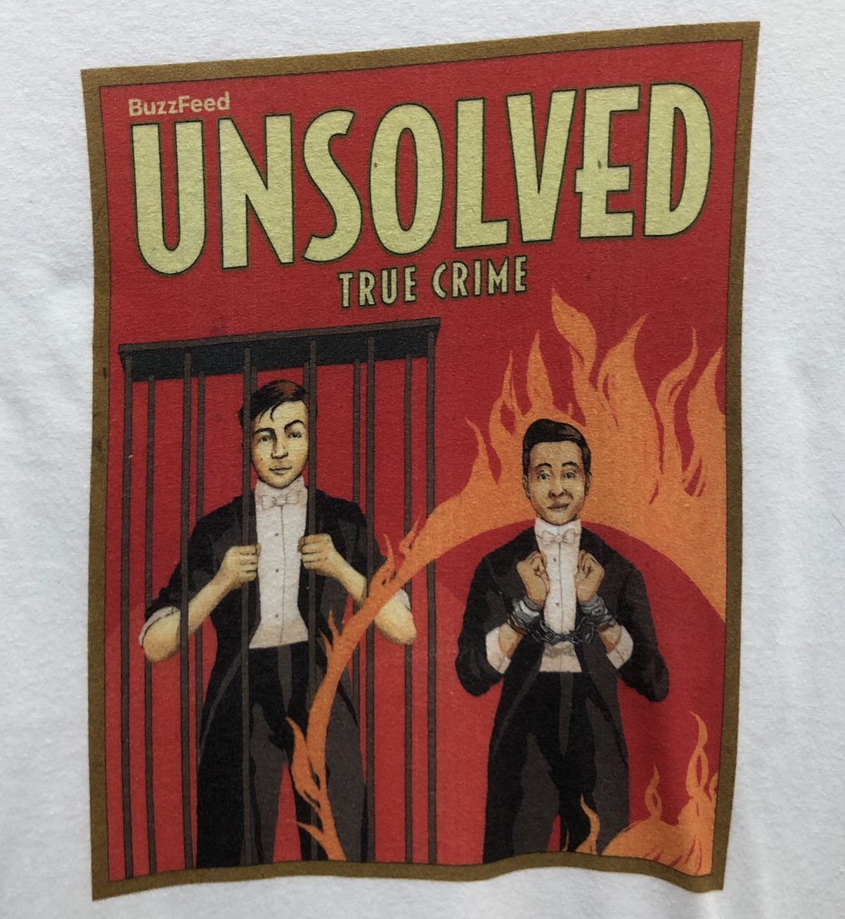 Vintage Vintage Delta Soft BuzzFeed Unsolved True Crime T-Shirt Size US S / EU 44-46 / 1 - 3 Thumbnail