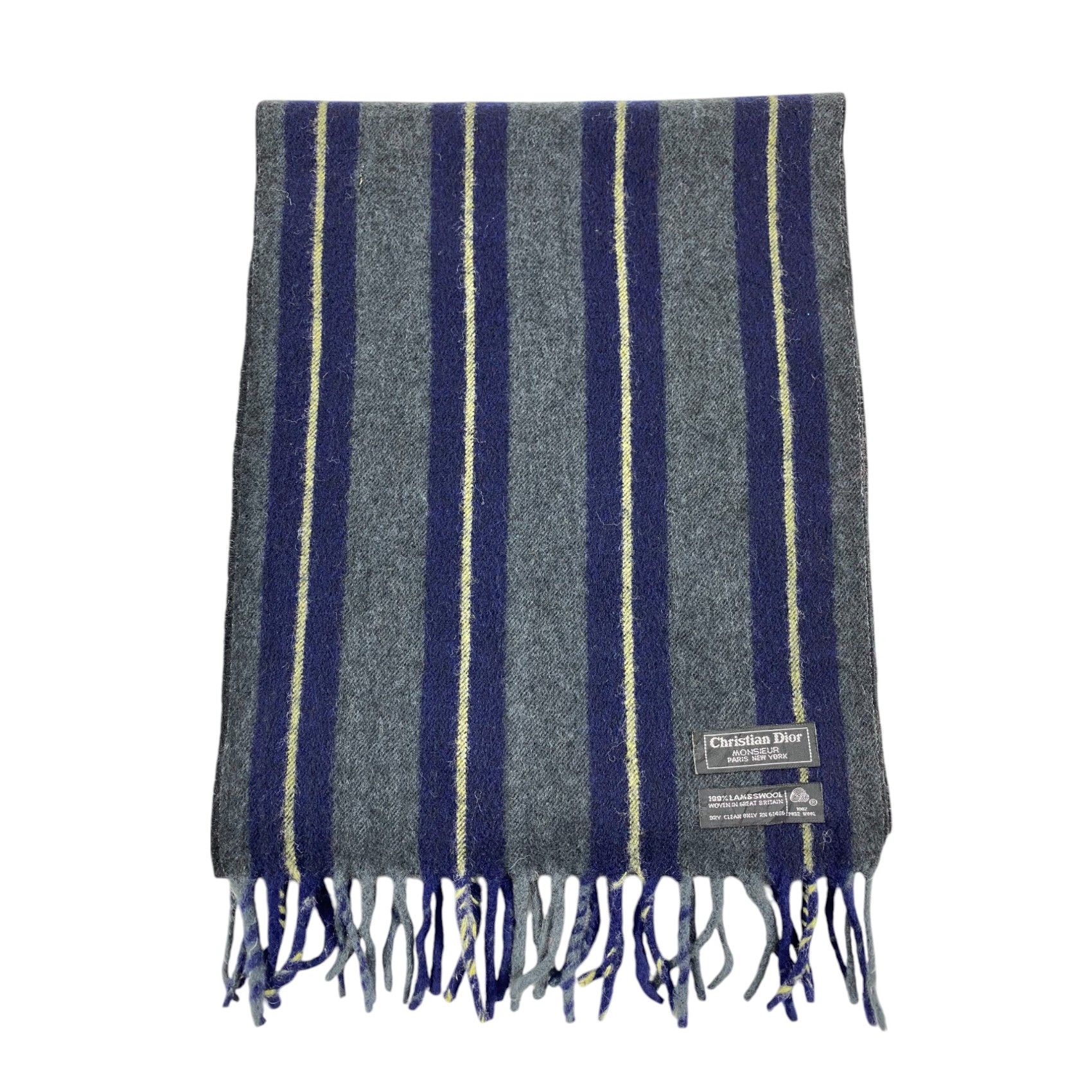 Vintage Christian Dior Monsieur Scarf / Muffler / Neckwear - WW1790 Size ONE SIZE - 2 Thumbnail